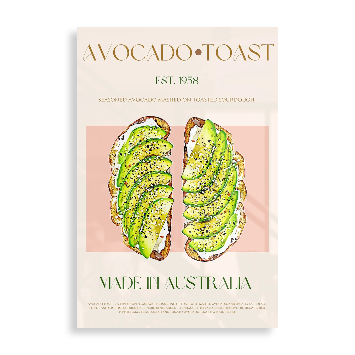 Avocado Toast Est. 1958