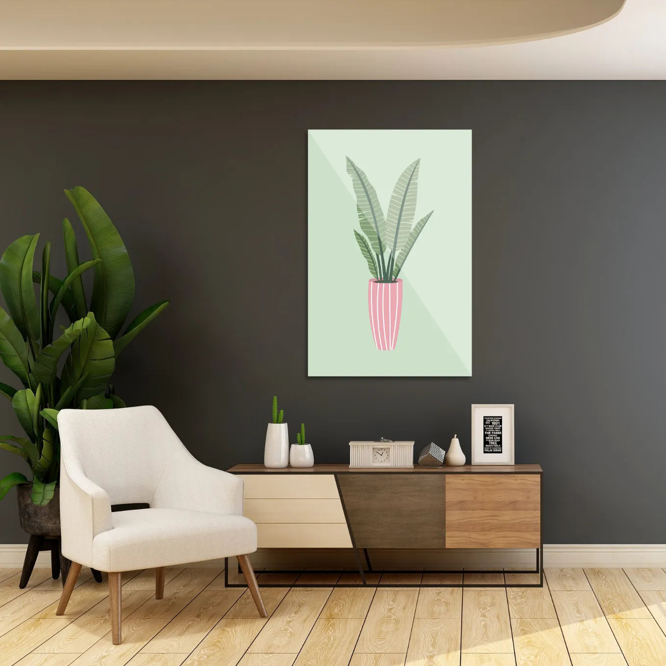 Plant in vase