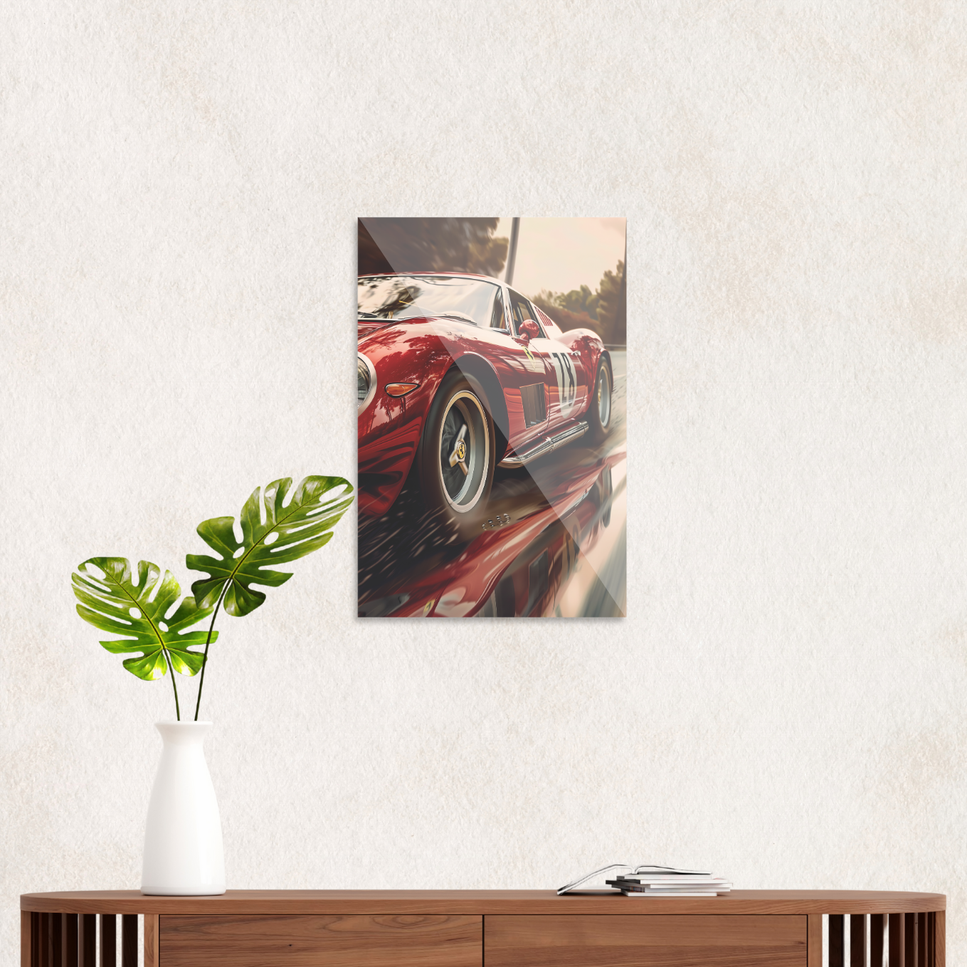 Ferrari at full speed