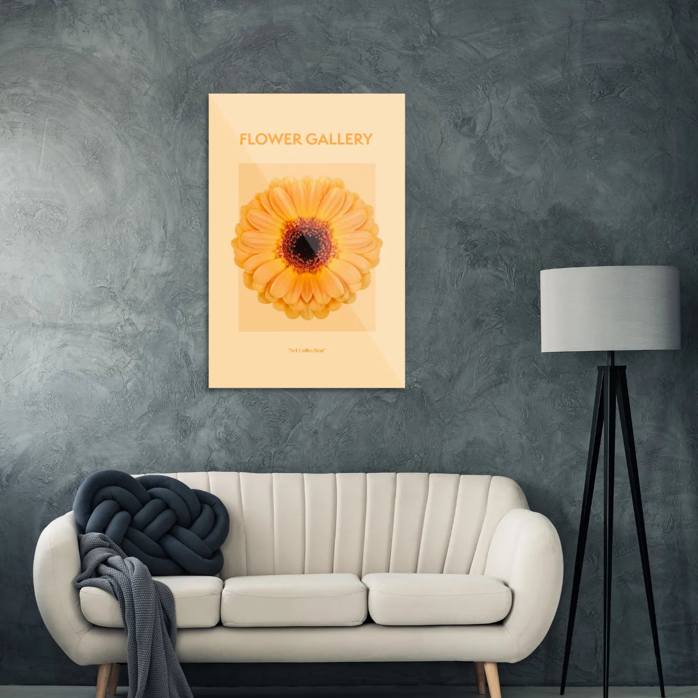 Bright orange flower