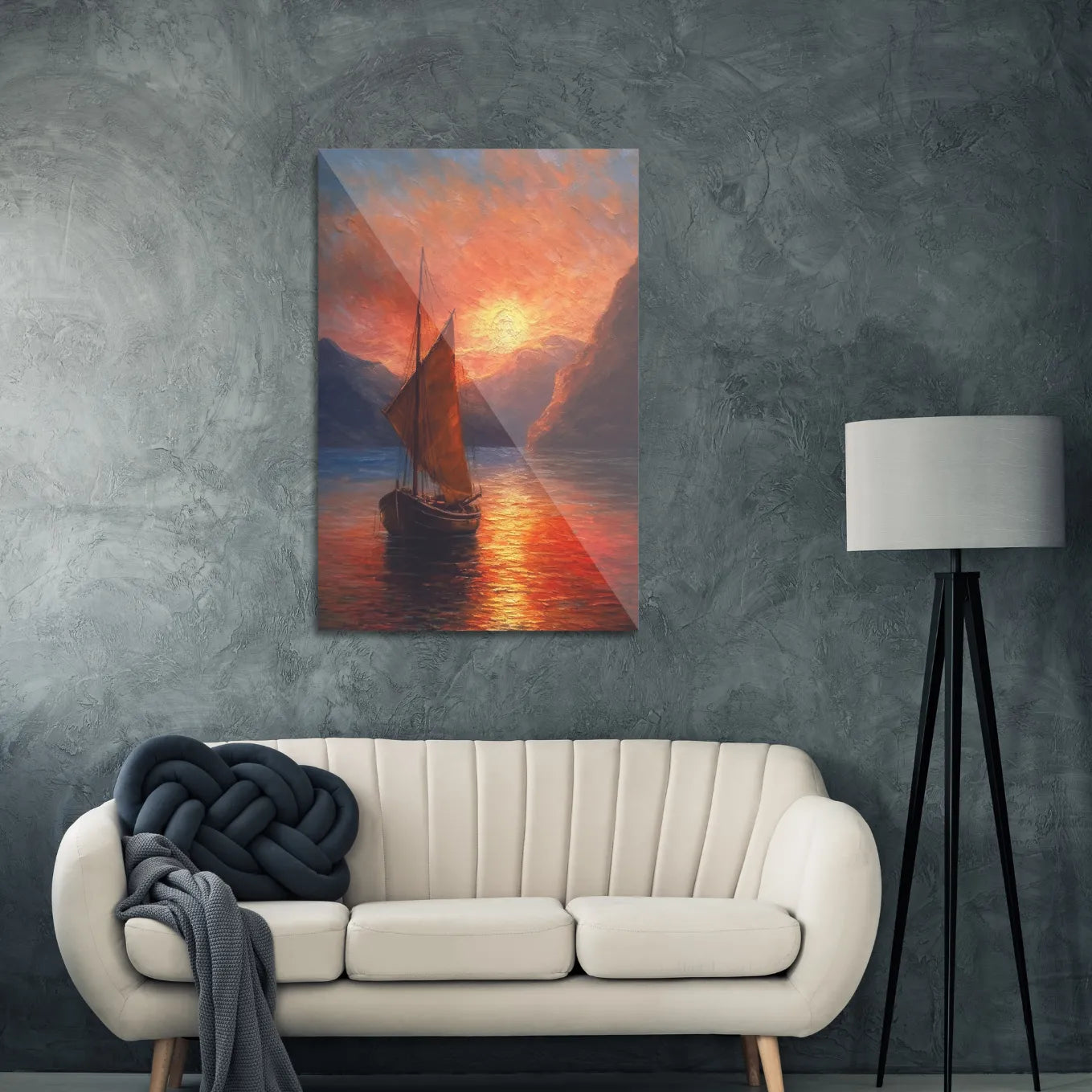 Painted boat