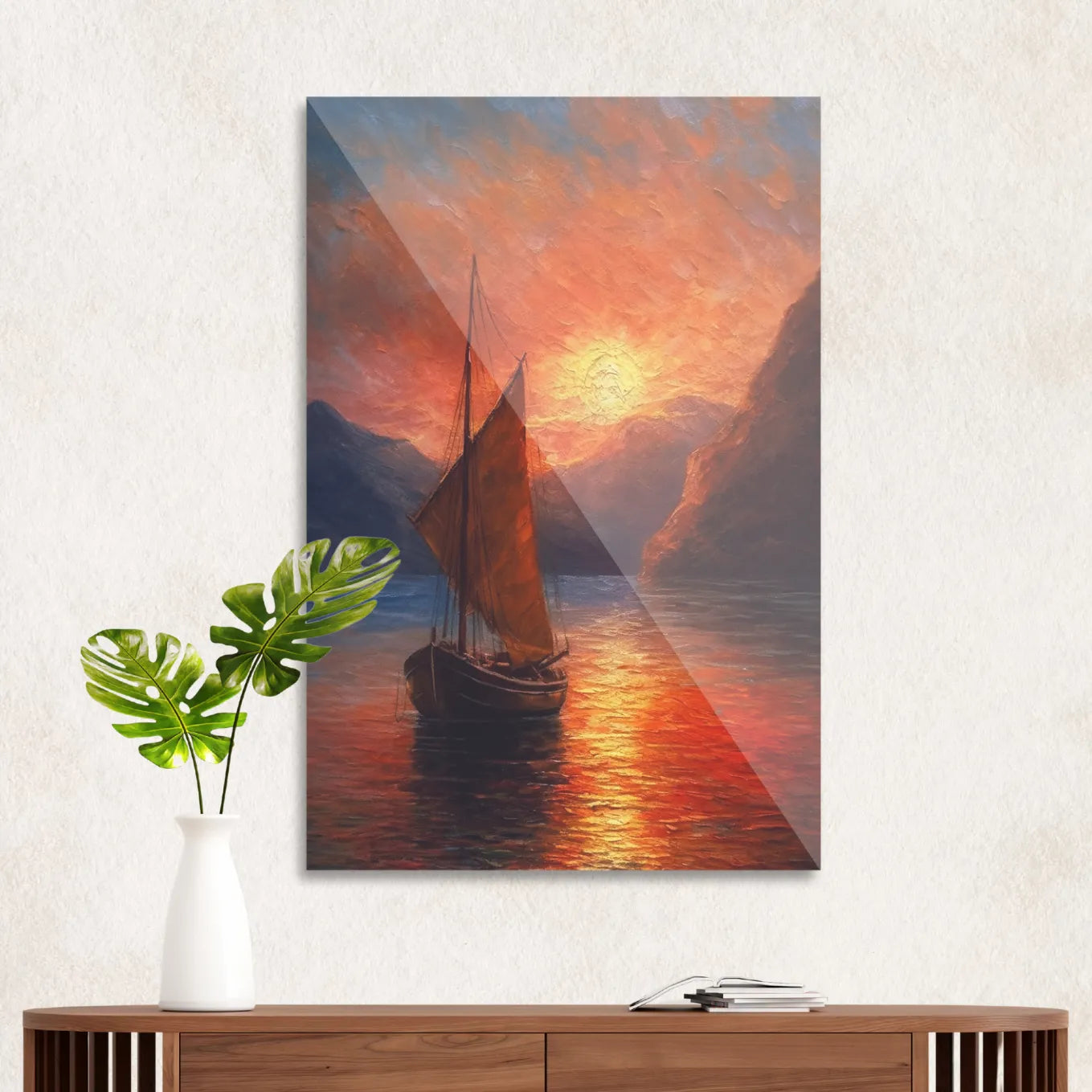 Painted boat