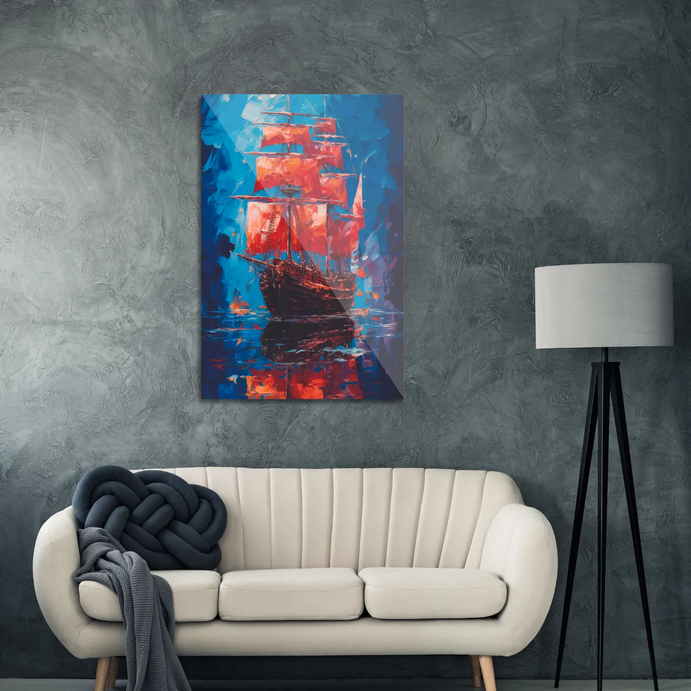 Painted ship