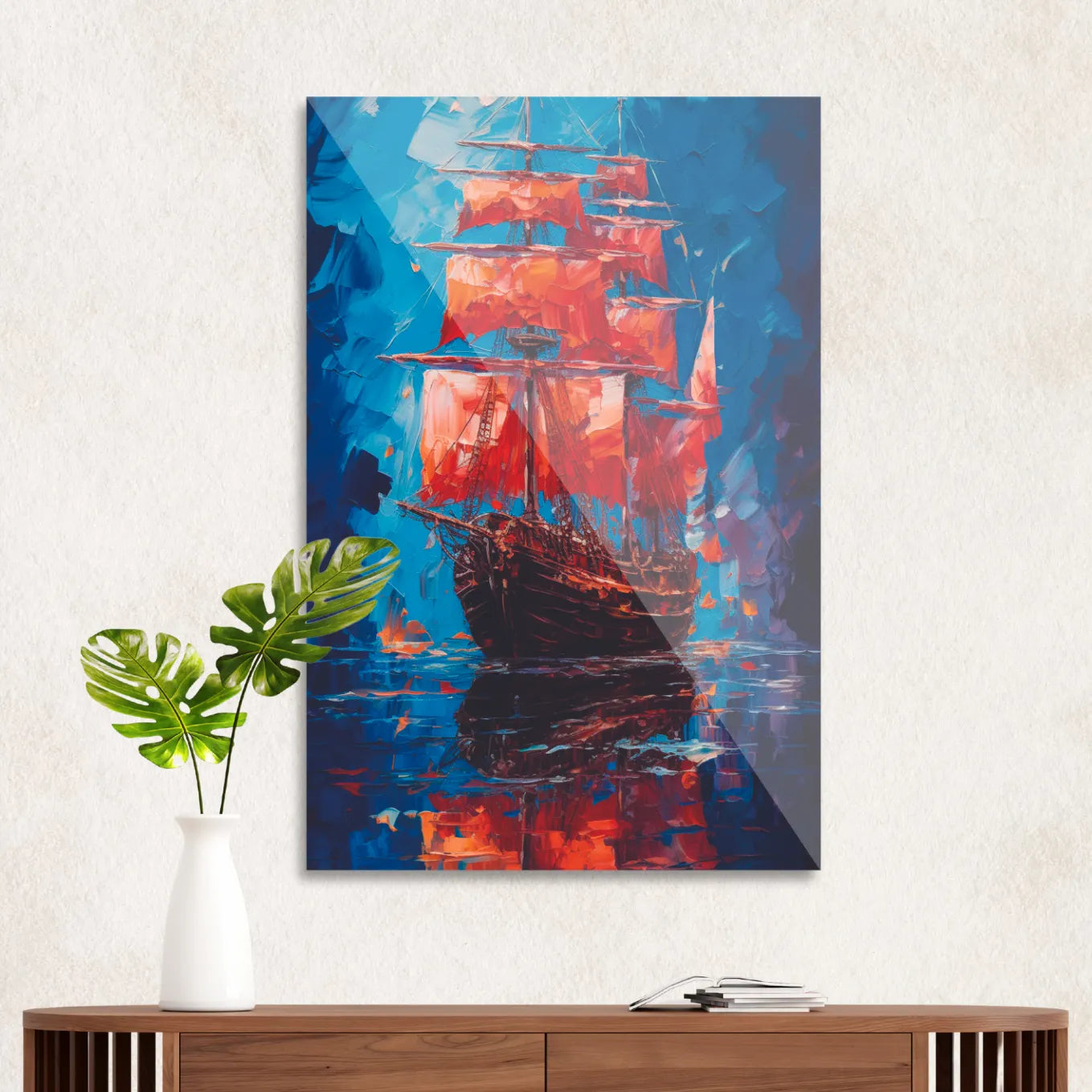 Painted ship