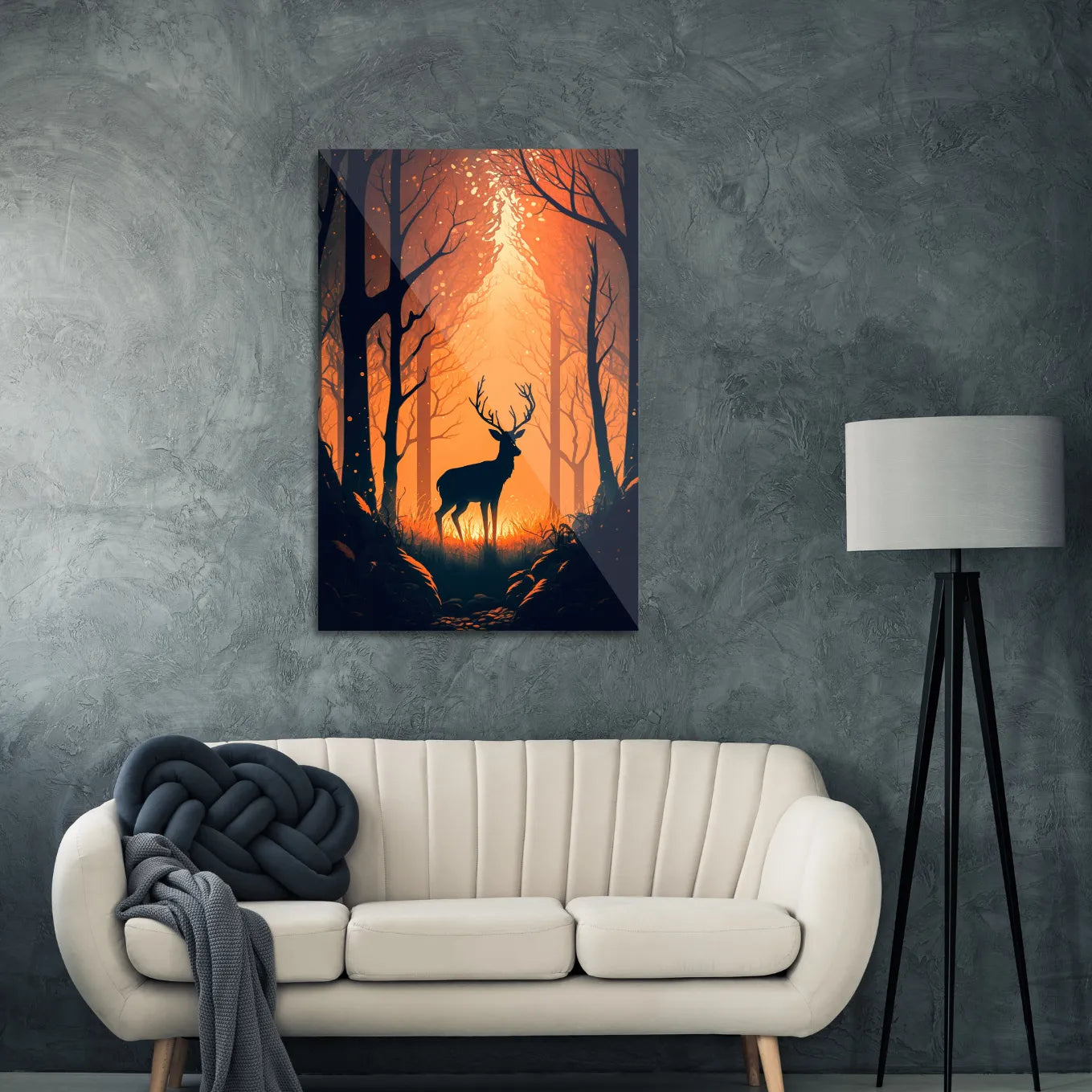 Red deer in the forest