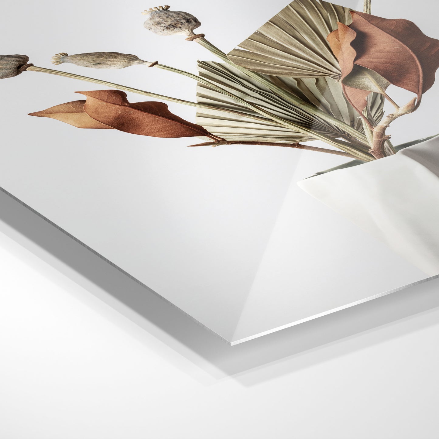 Tørret blomster i vase