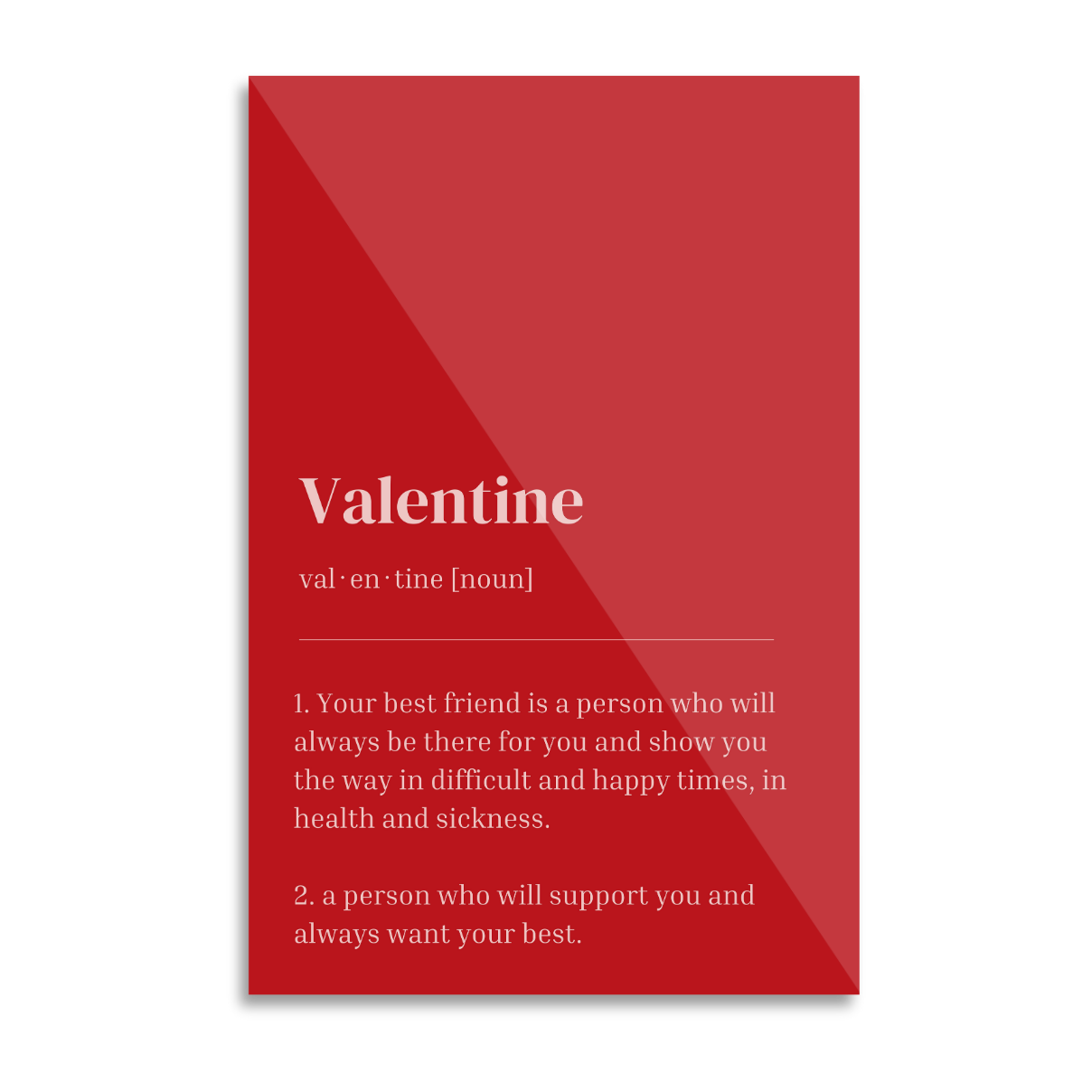 The meaning of Valentine