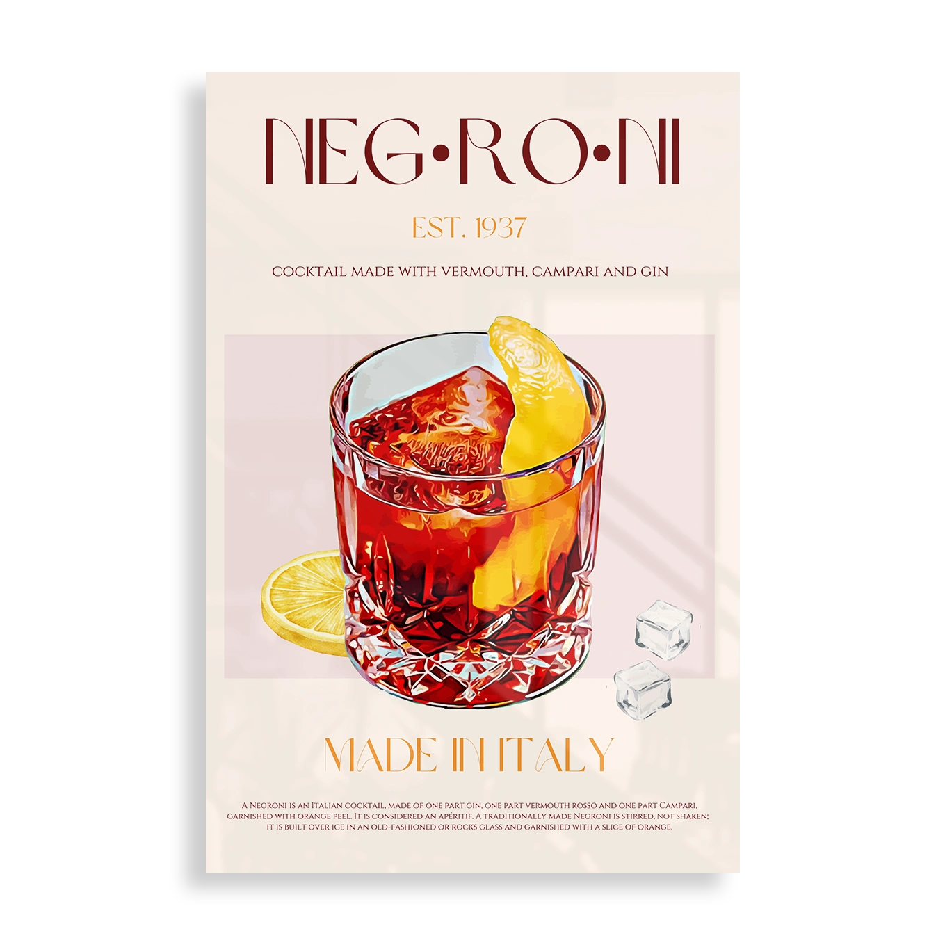 Negroni Cocktail Est. 1937