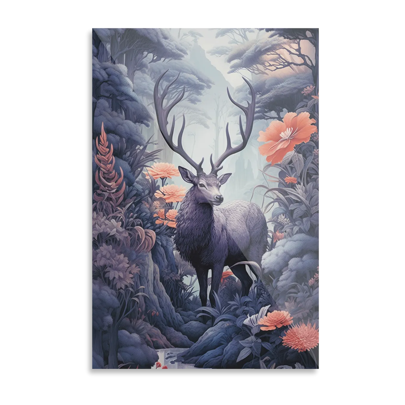 Red deer in beautiful nature