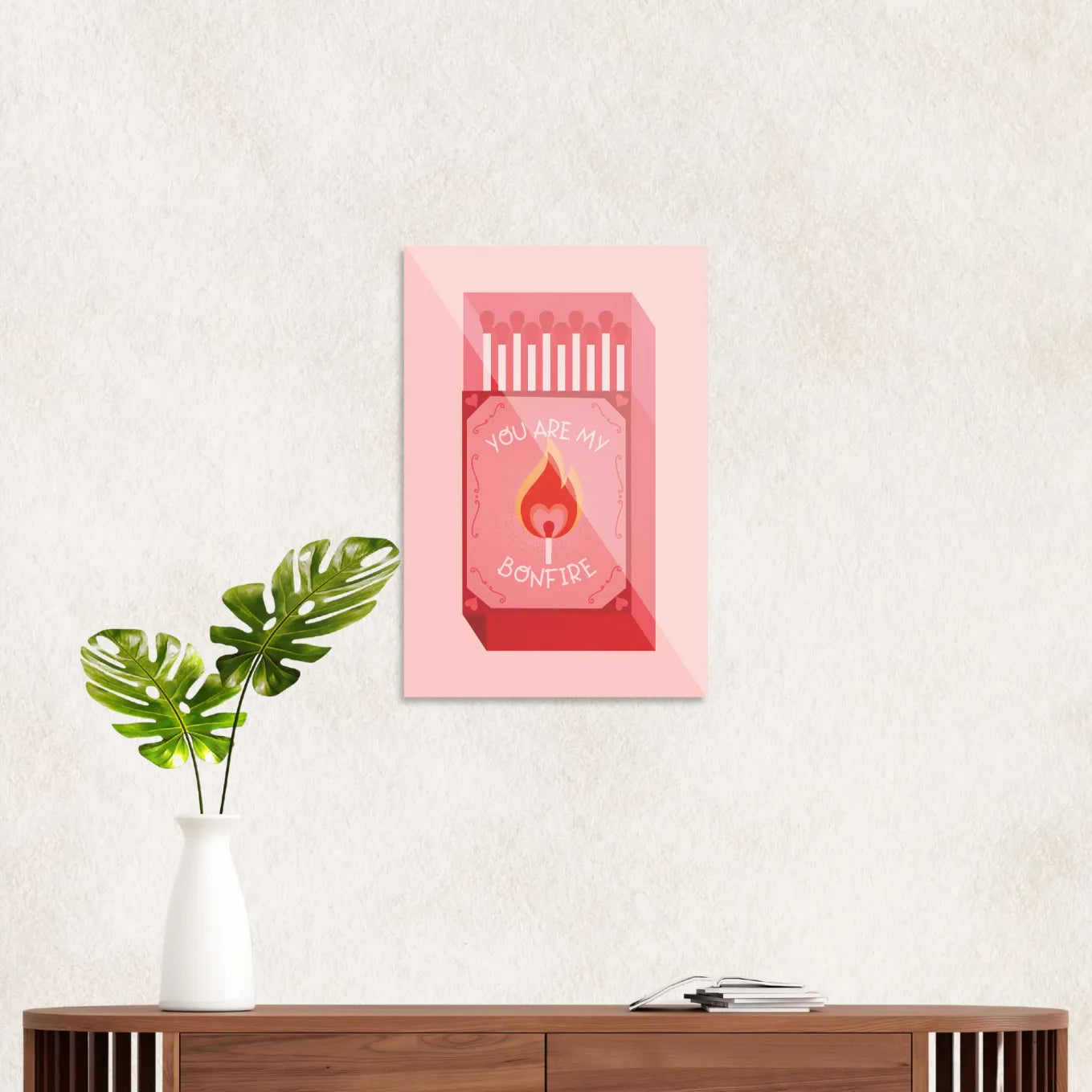 Match "You are my bonfire"