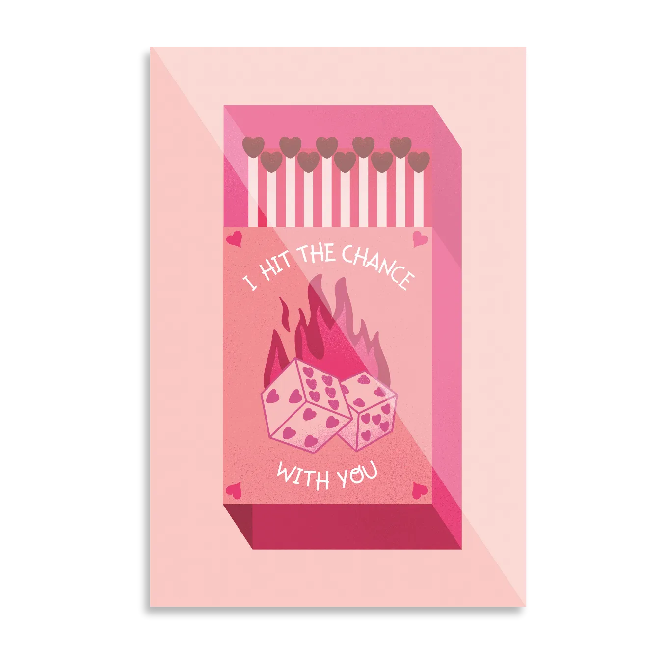 Match "I hit the chance with you"