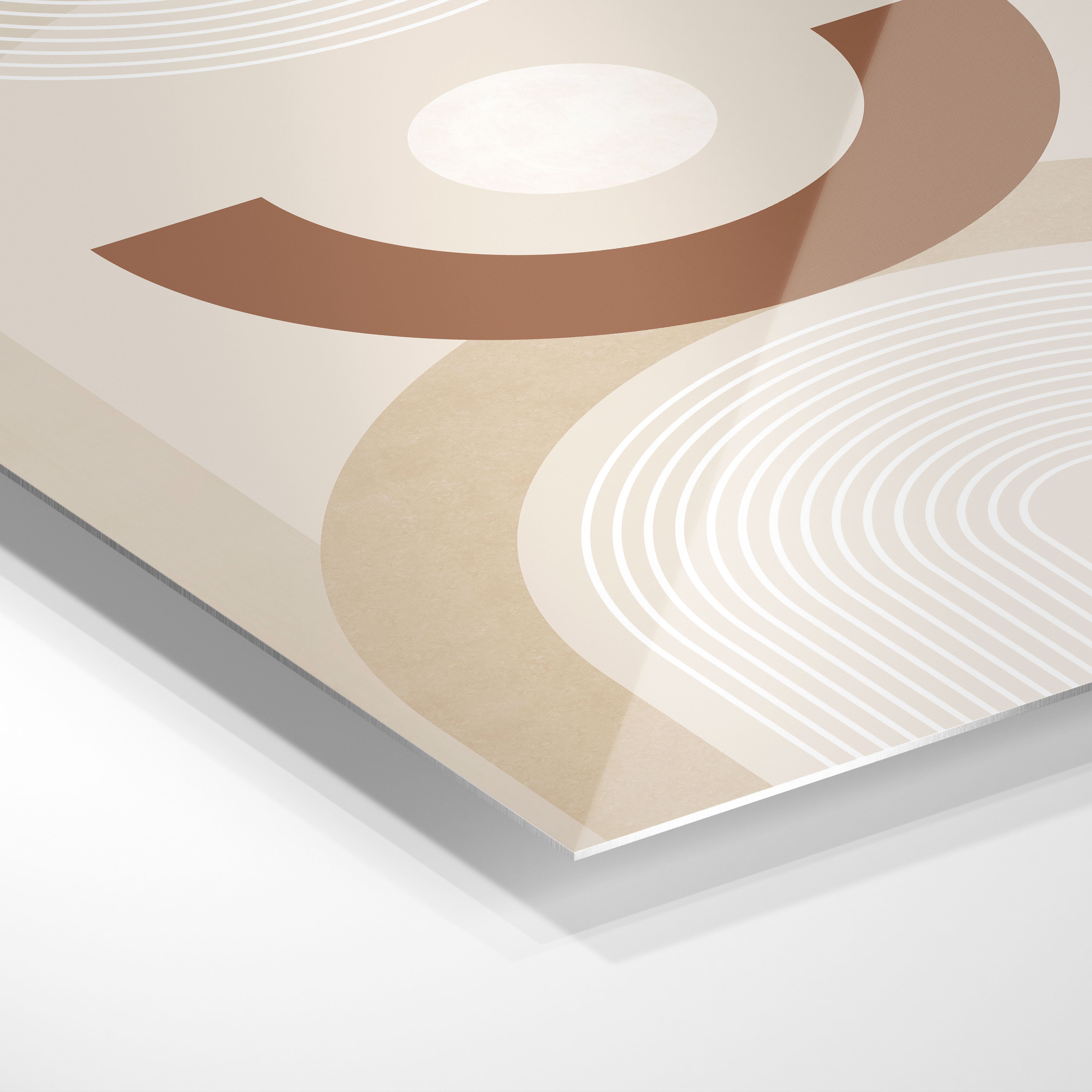 Beige circle pattern