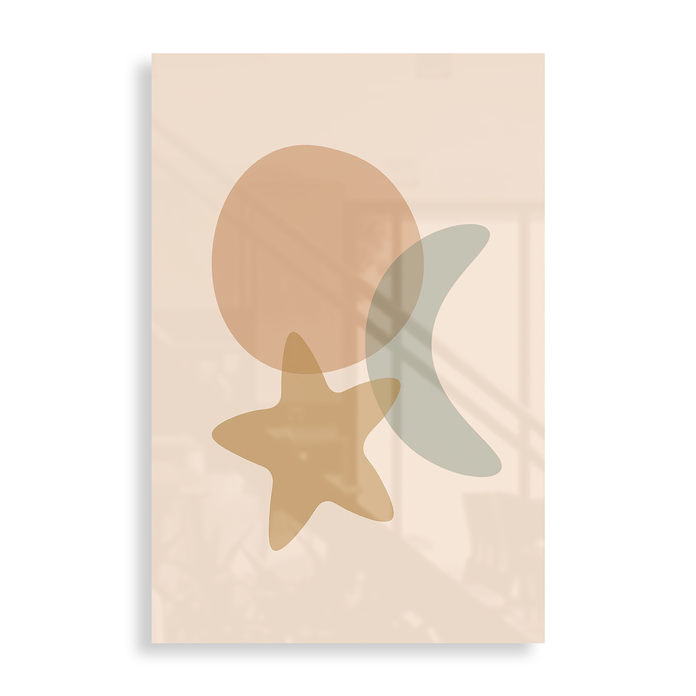 Sun, moon and star