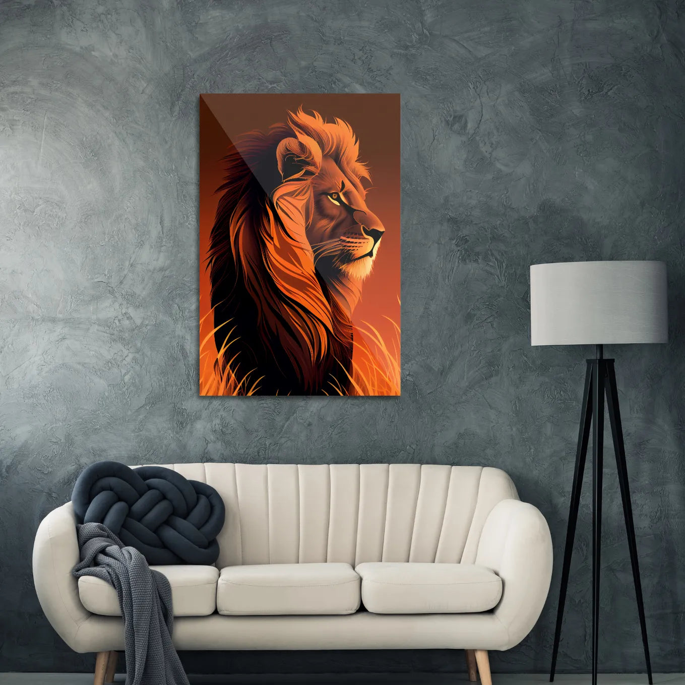 Majestic lion