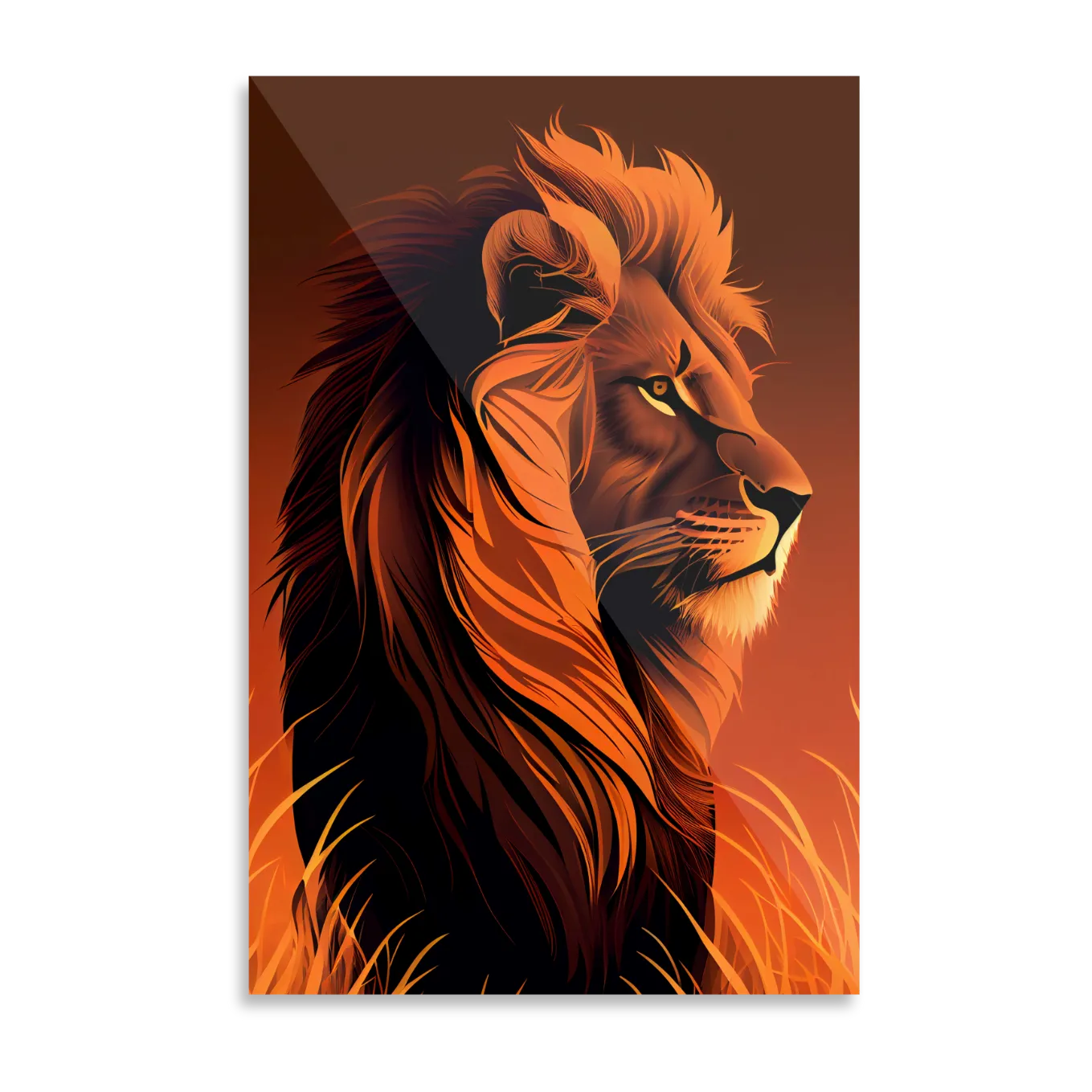 Majestic lion