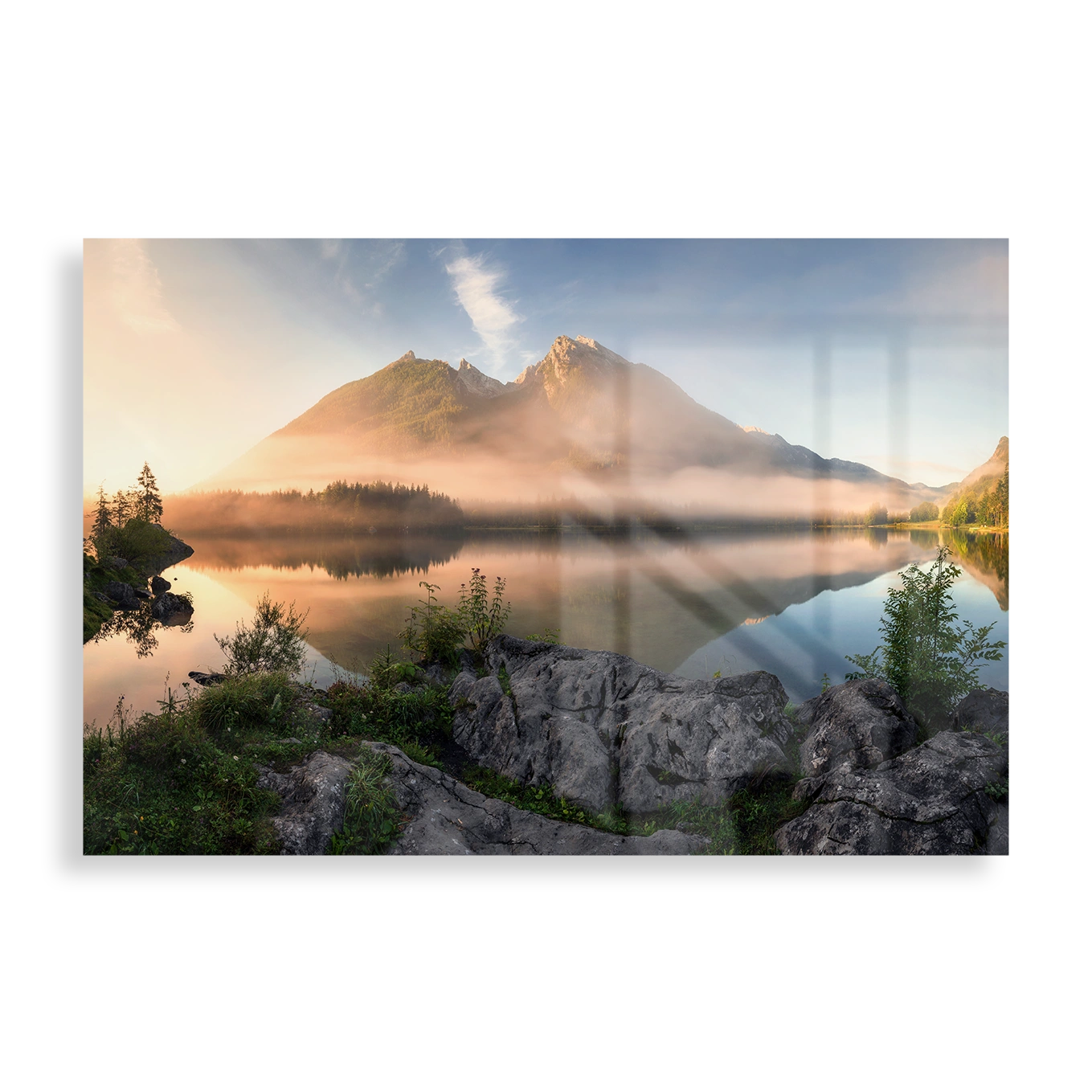 Golden hour in the Alps