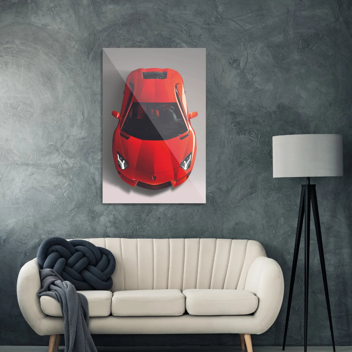 Red Lamborghini Aventador