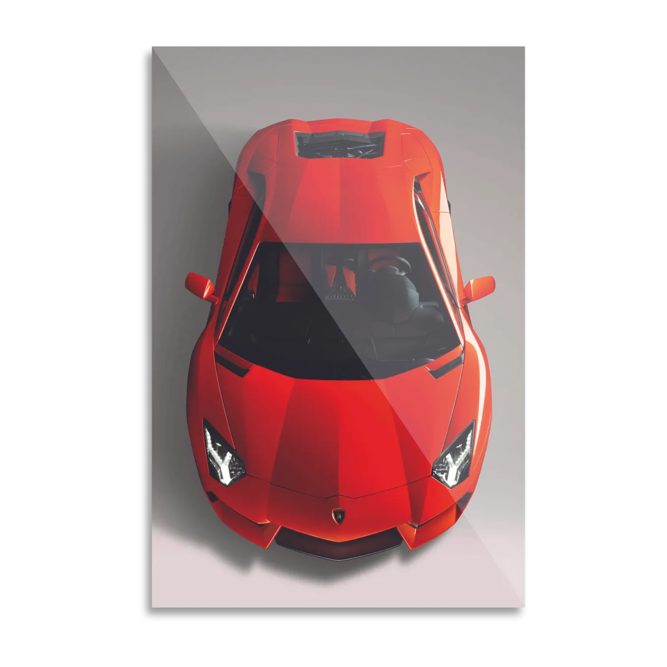 Red Lamborghini Aventador