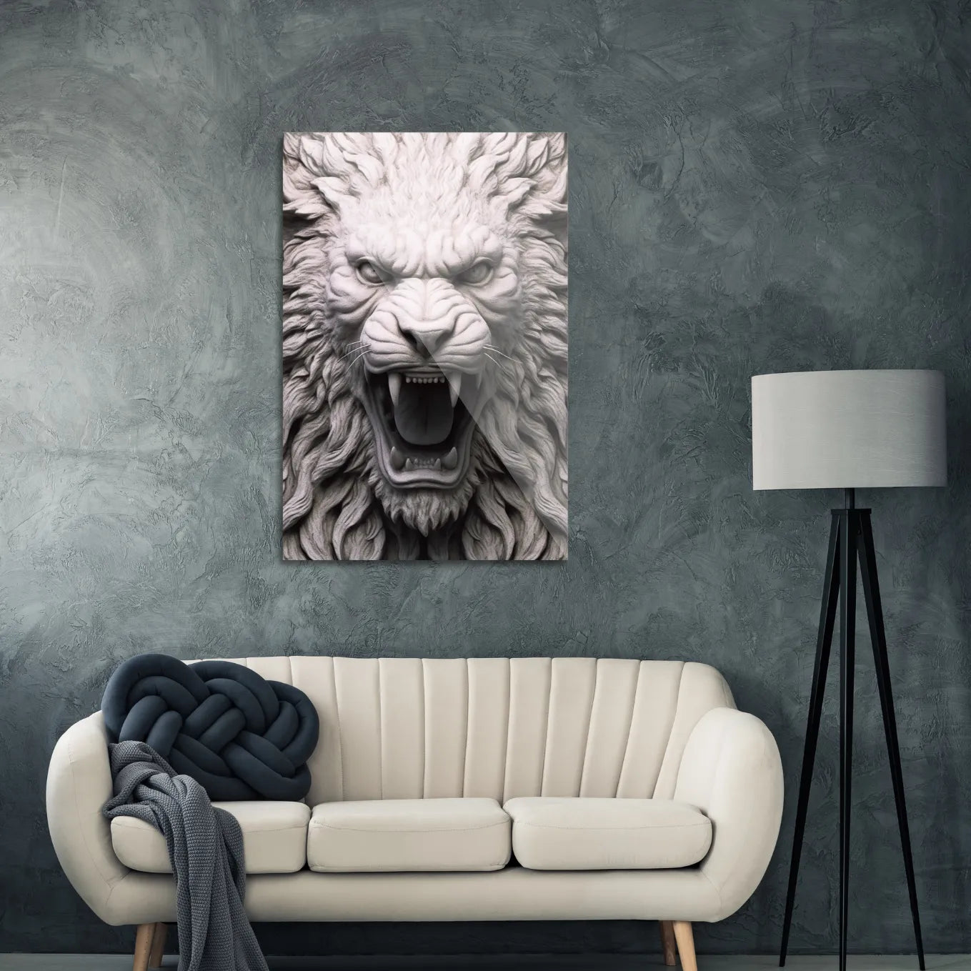 Lion statue