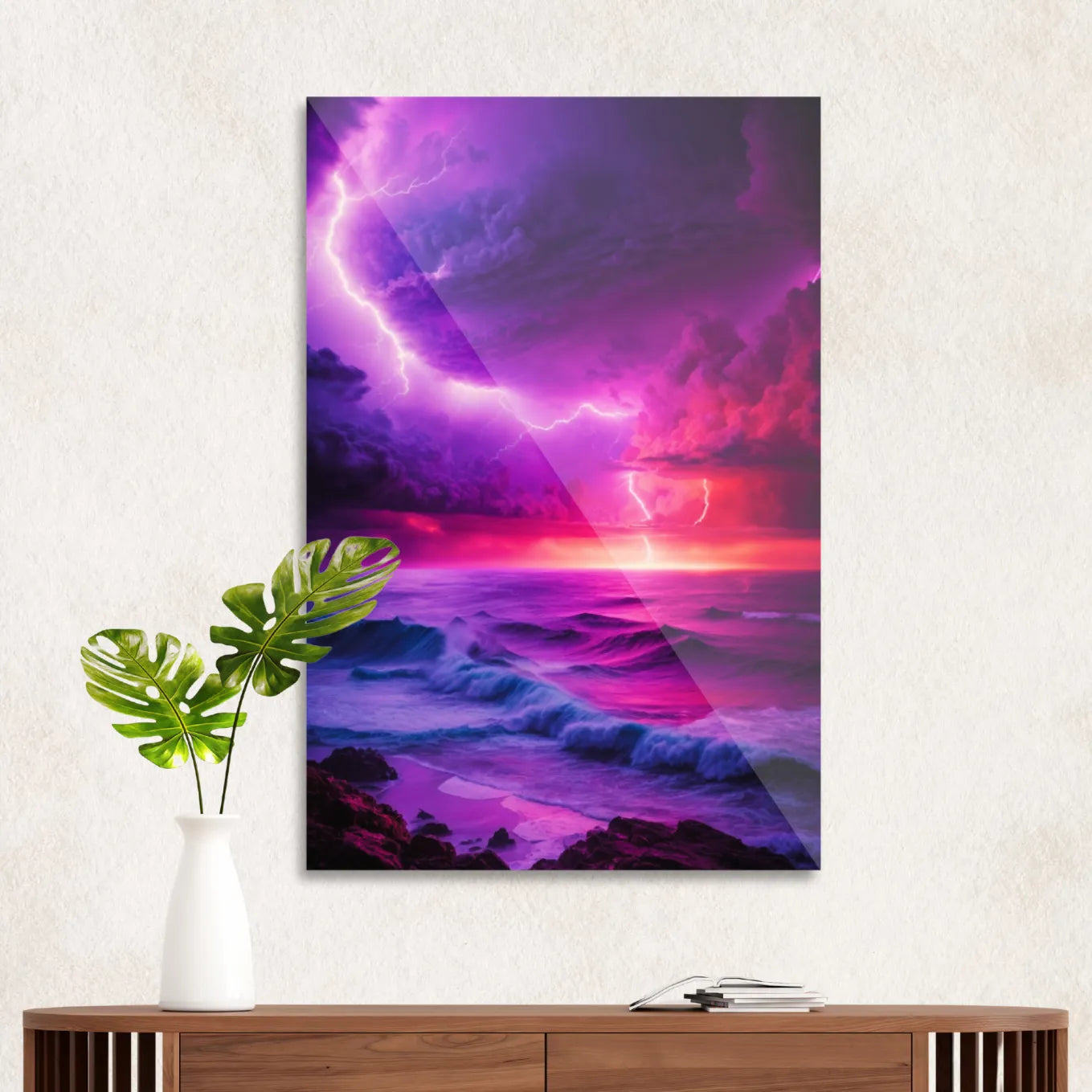 Storm on the beach