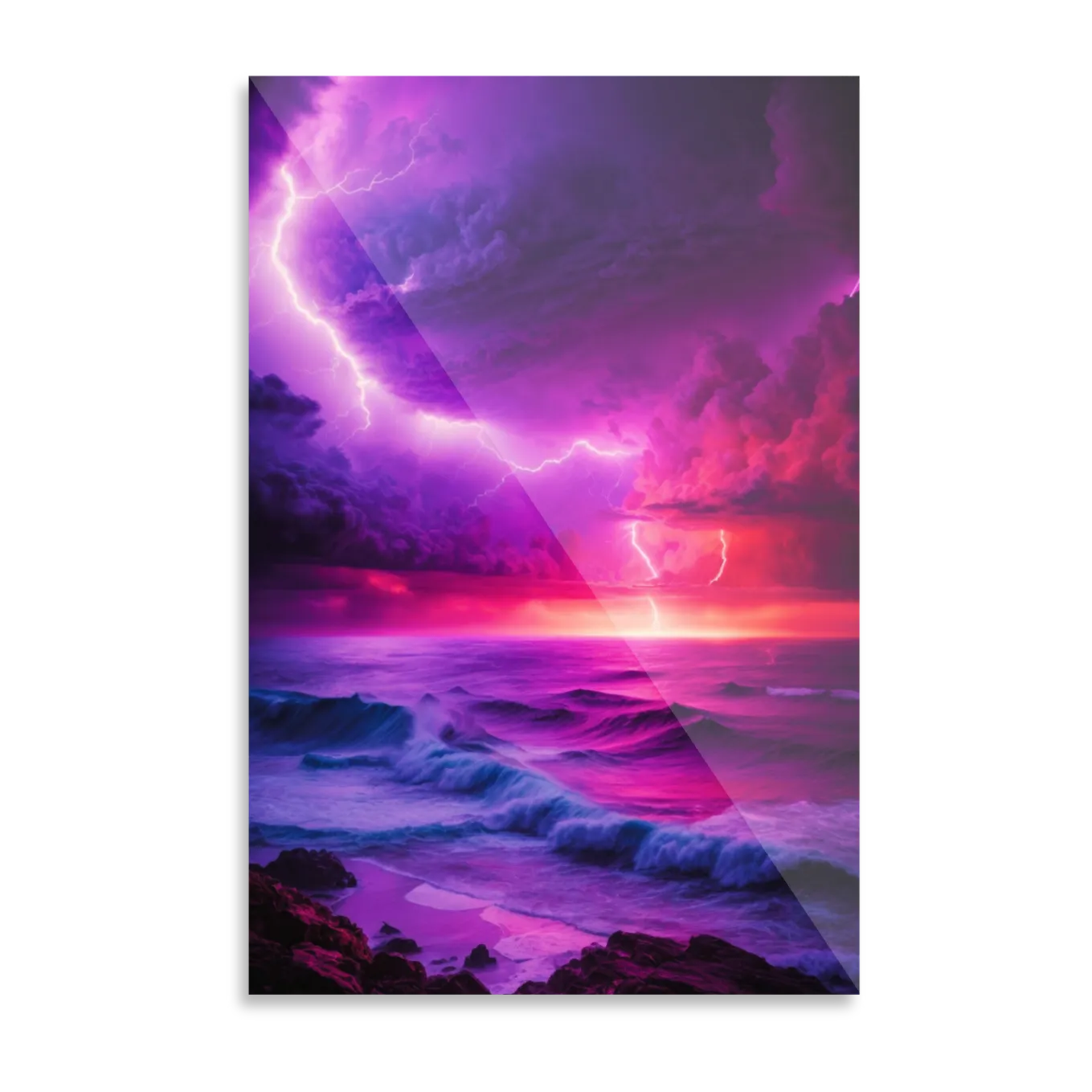 Storm on the beach
