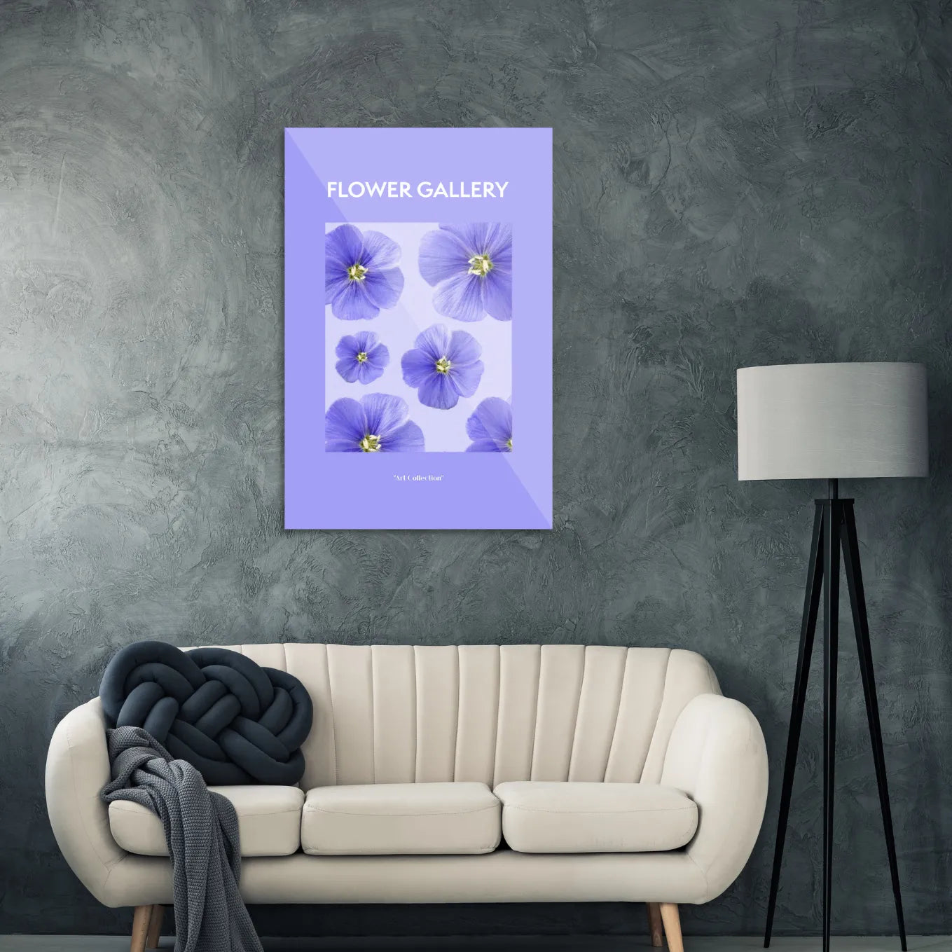 Blue-purple poppy