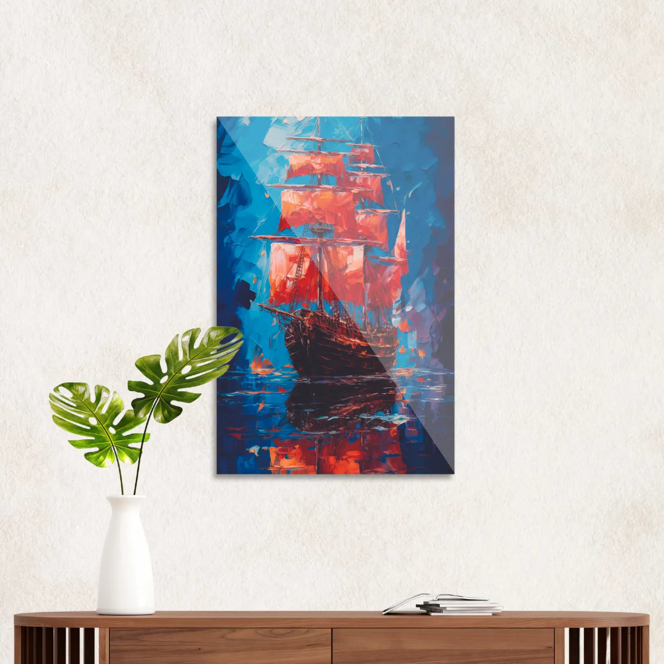Painted ship
