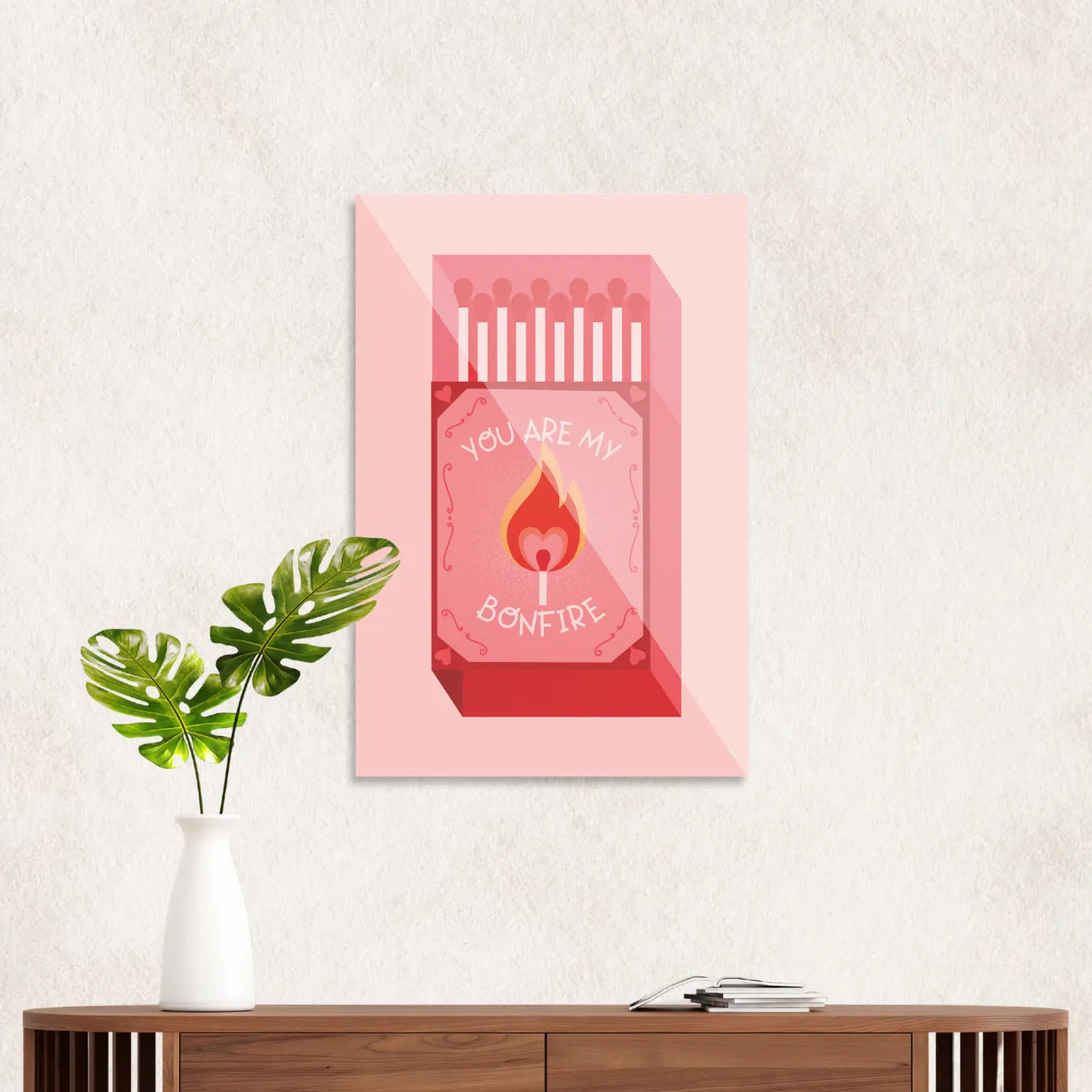 Match "You are my bonfire"