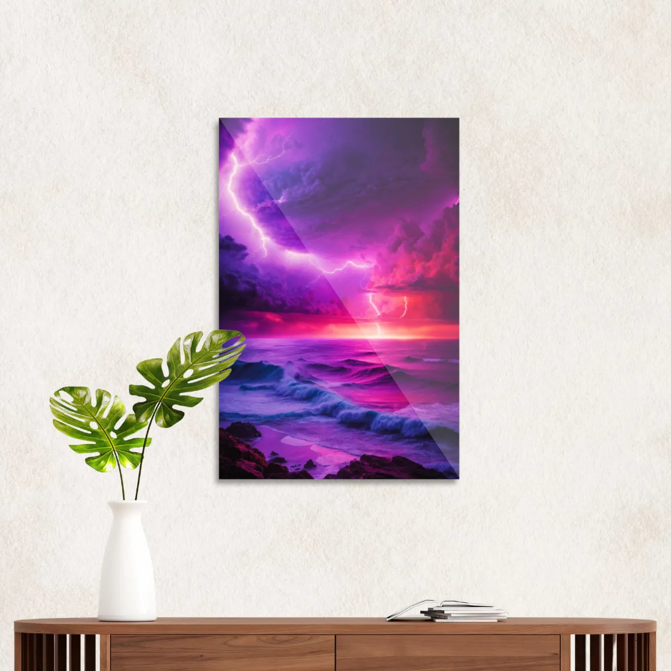 Storm on the beach