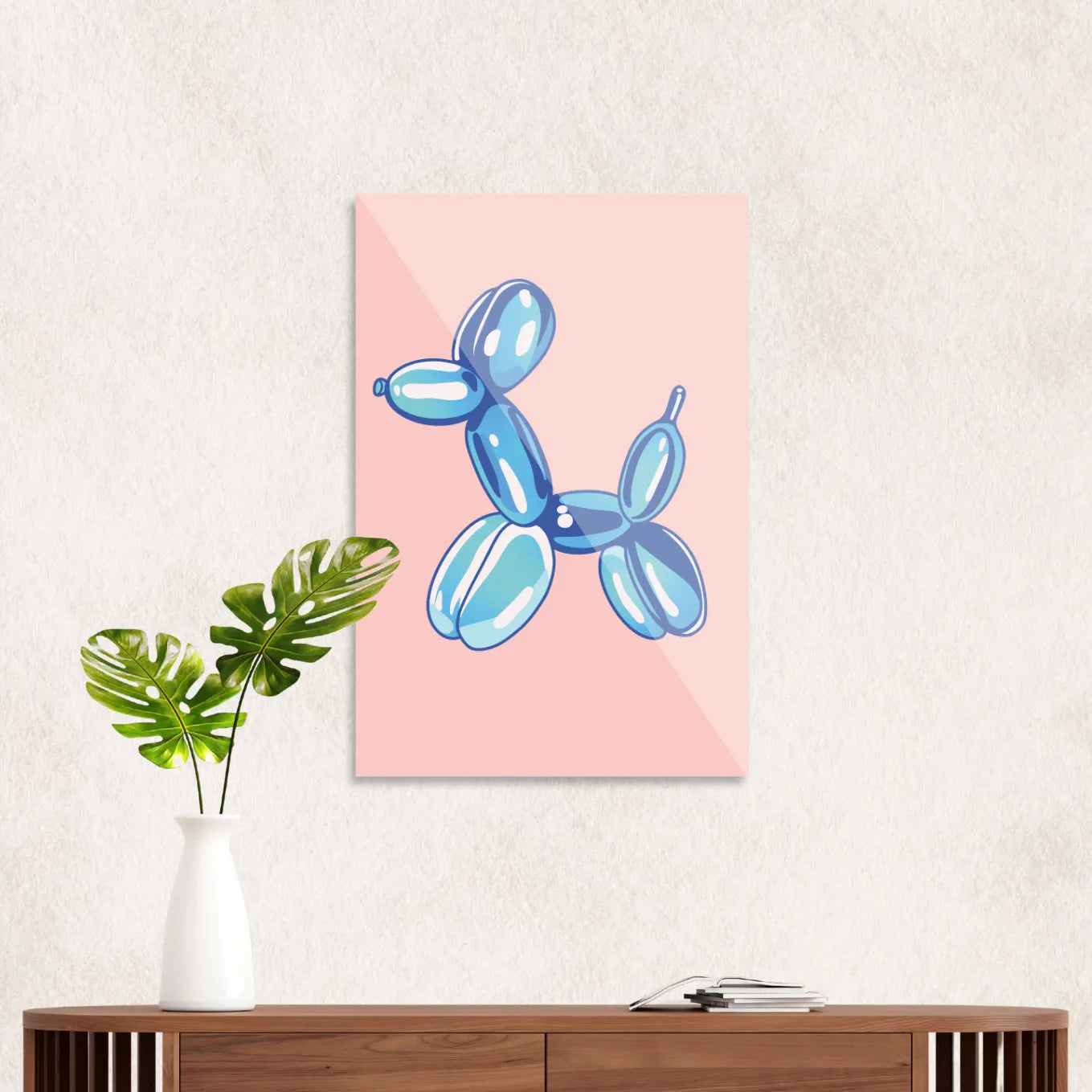 Blue balloon dog