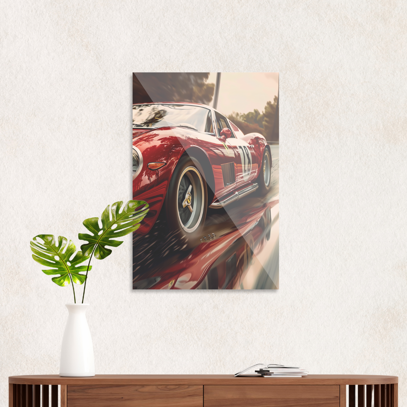 Ferrari at full speed