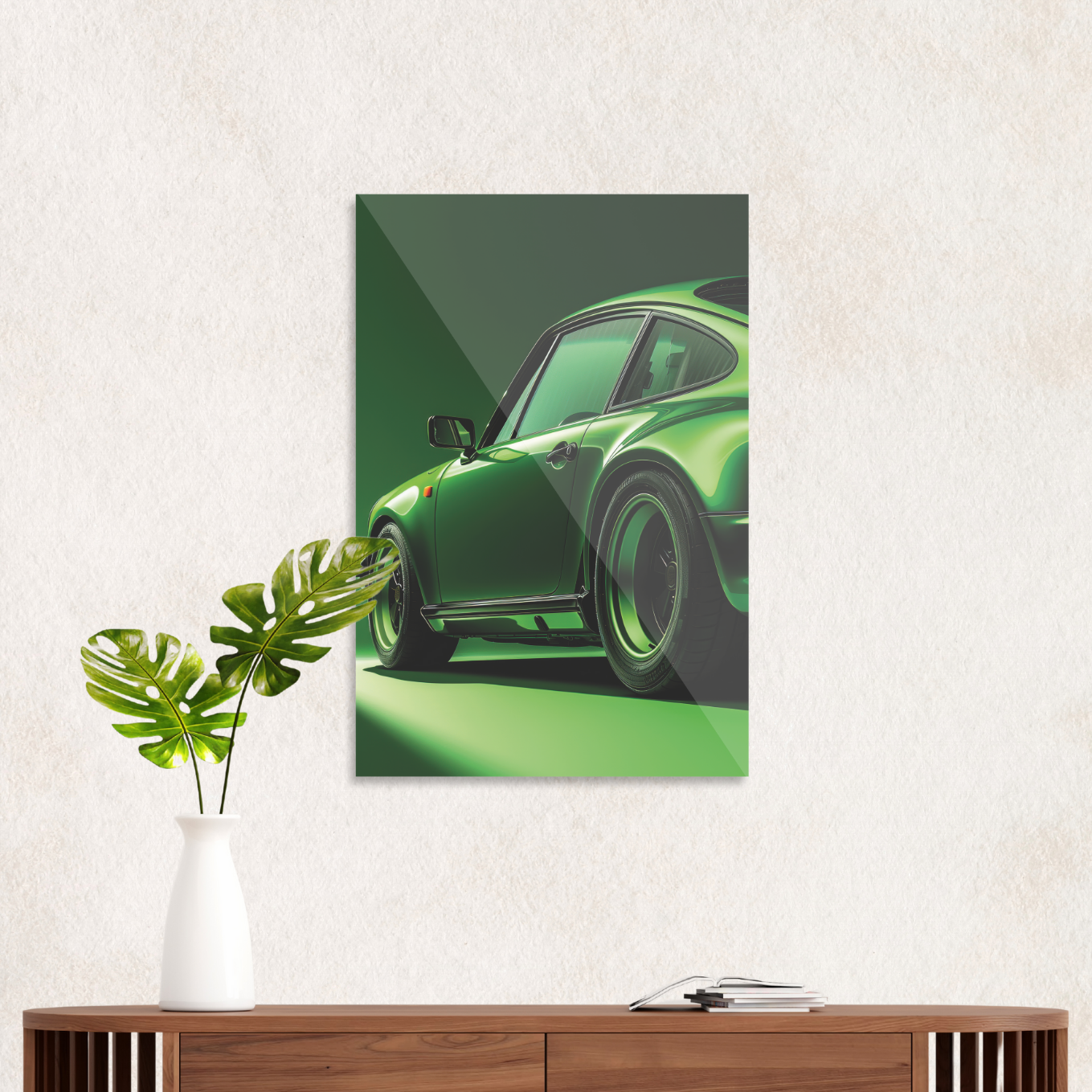 Green Porsche