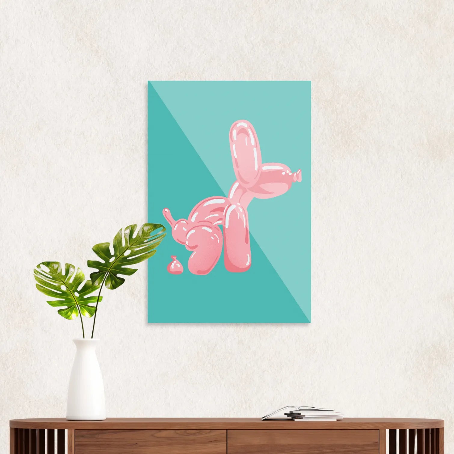 Pink balloon dog