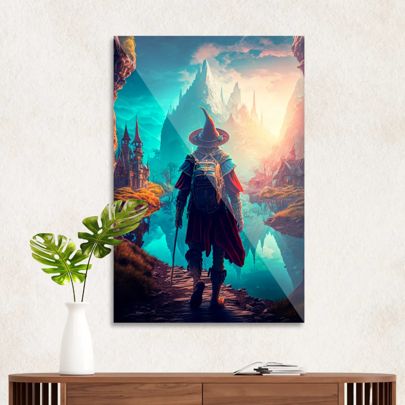 Explorer in a foreign country