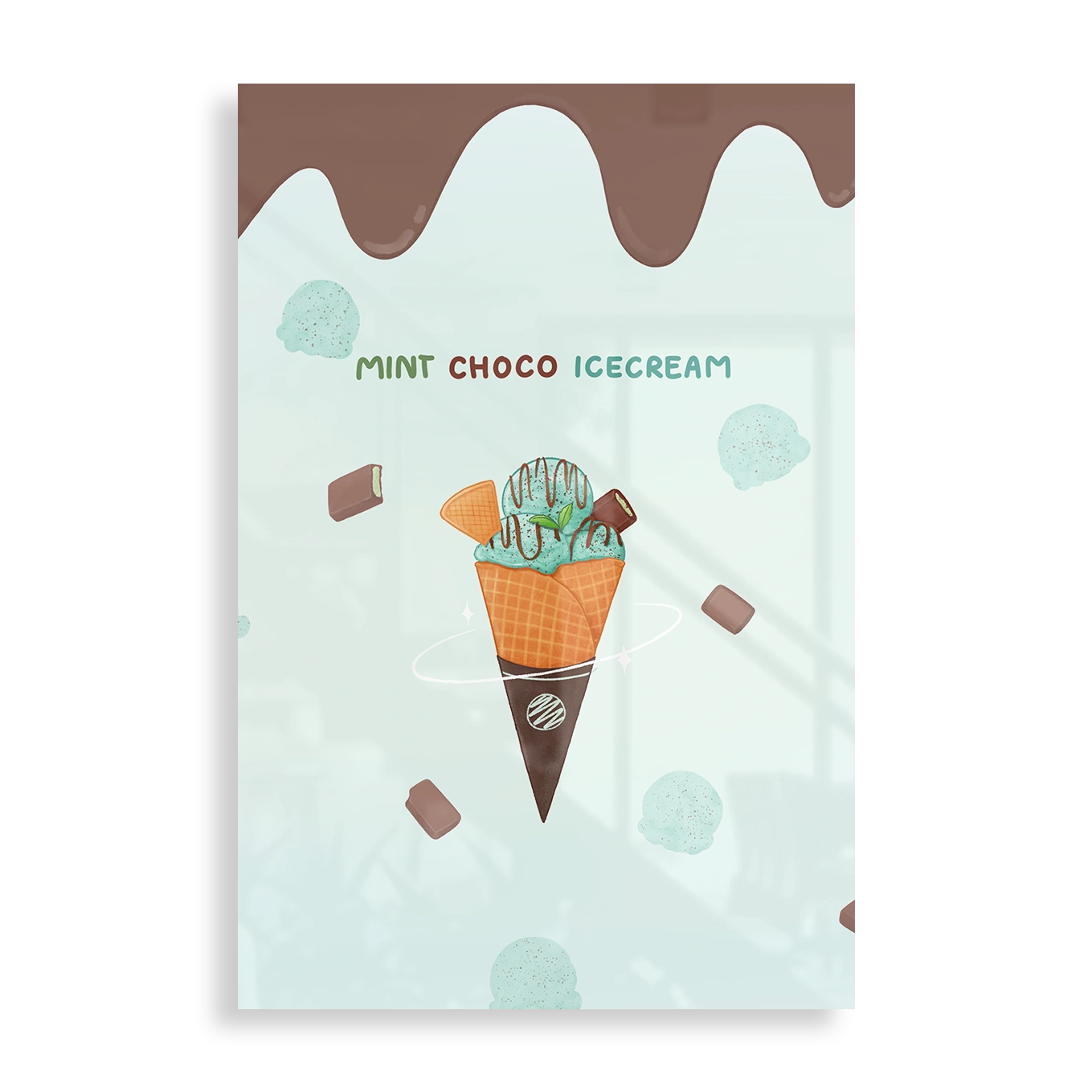 Mint chocolate Ice cream