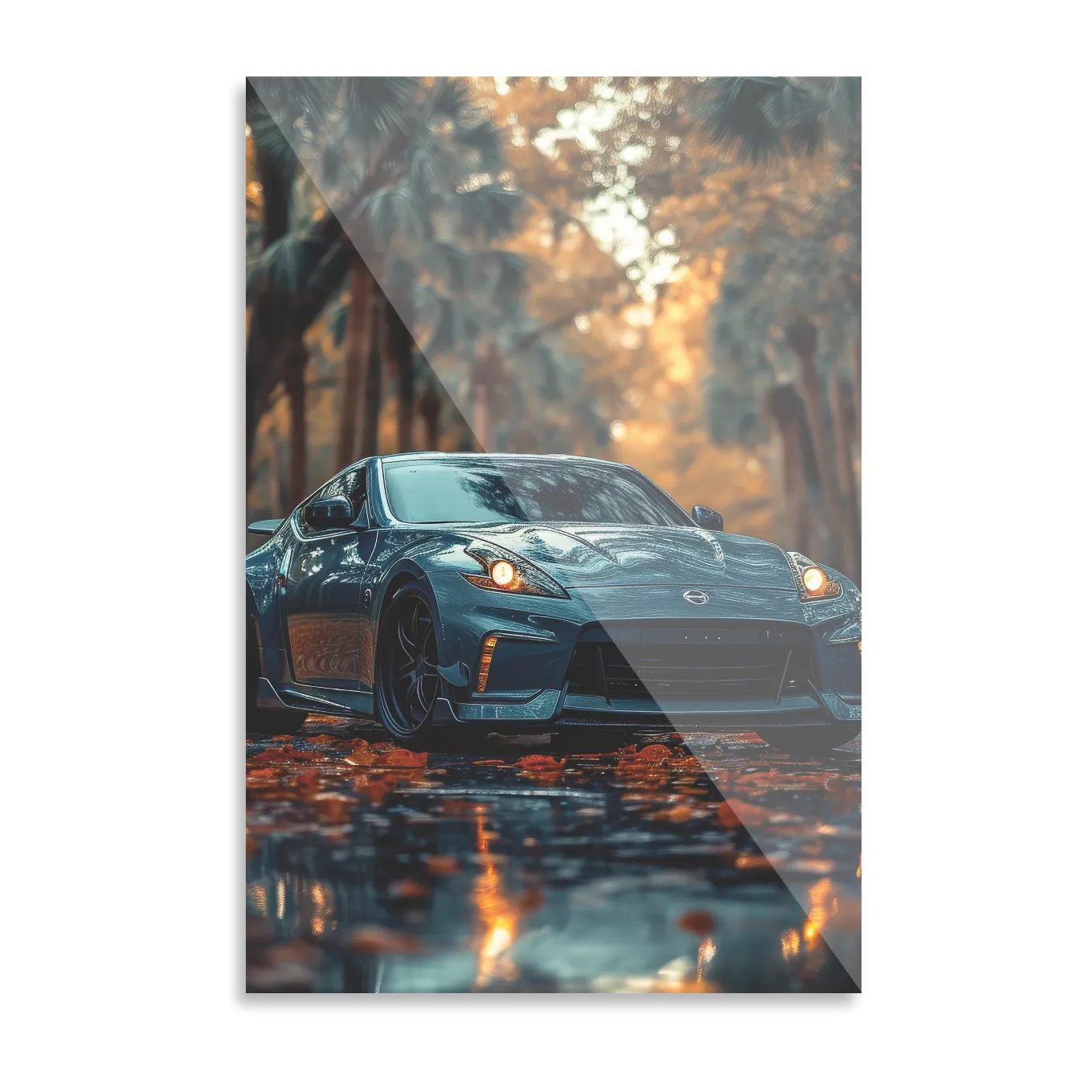 Nissan i efterårslandskab