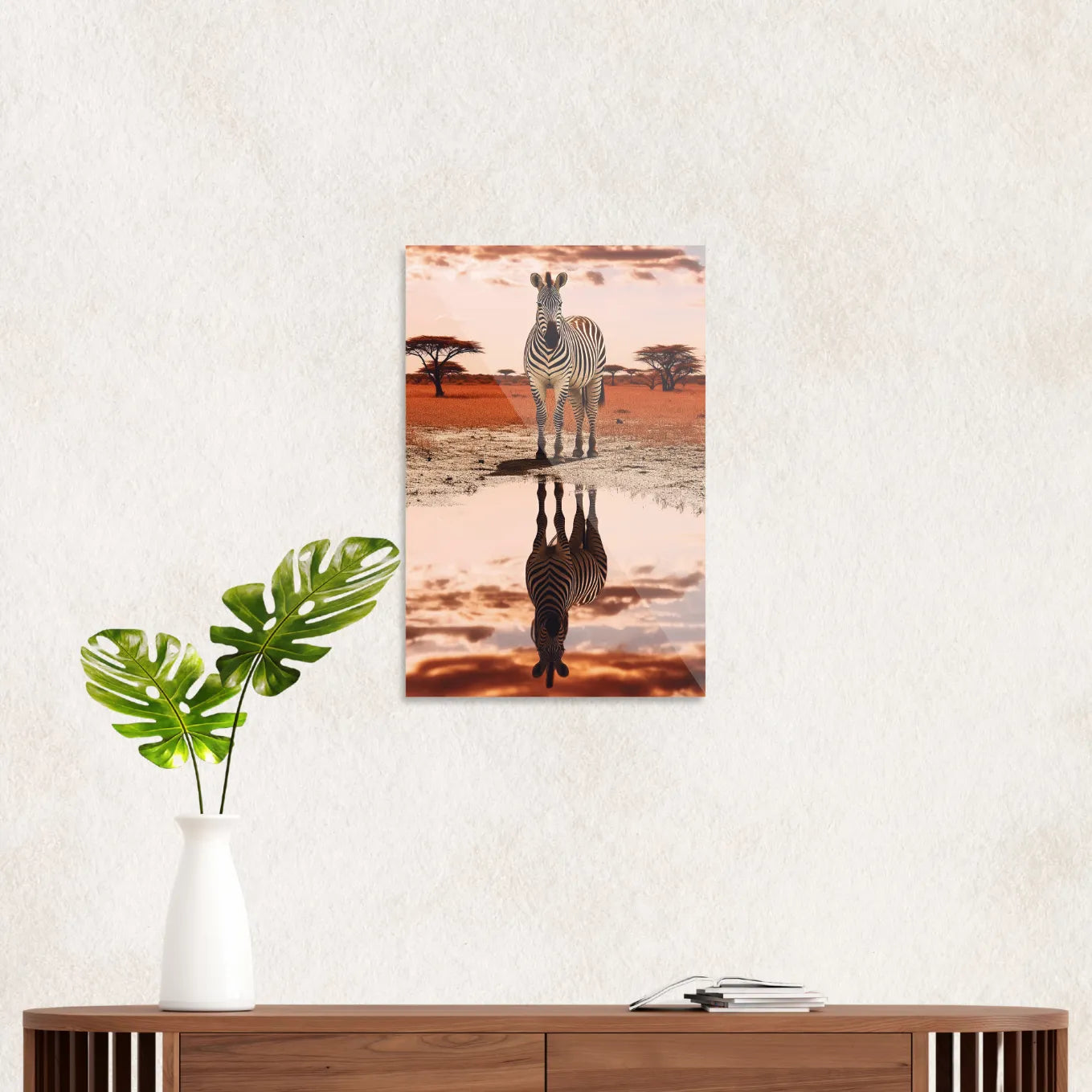 Zebra on the savannah