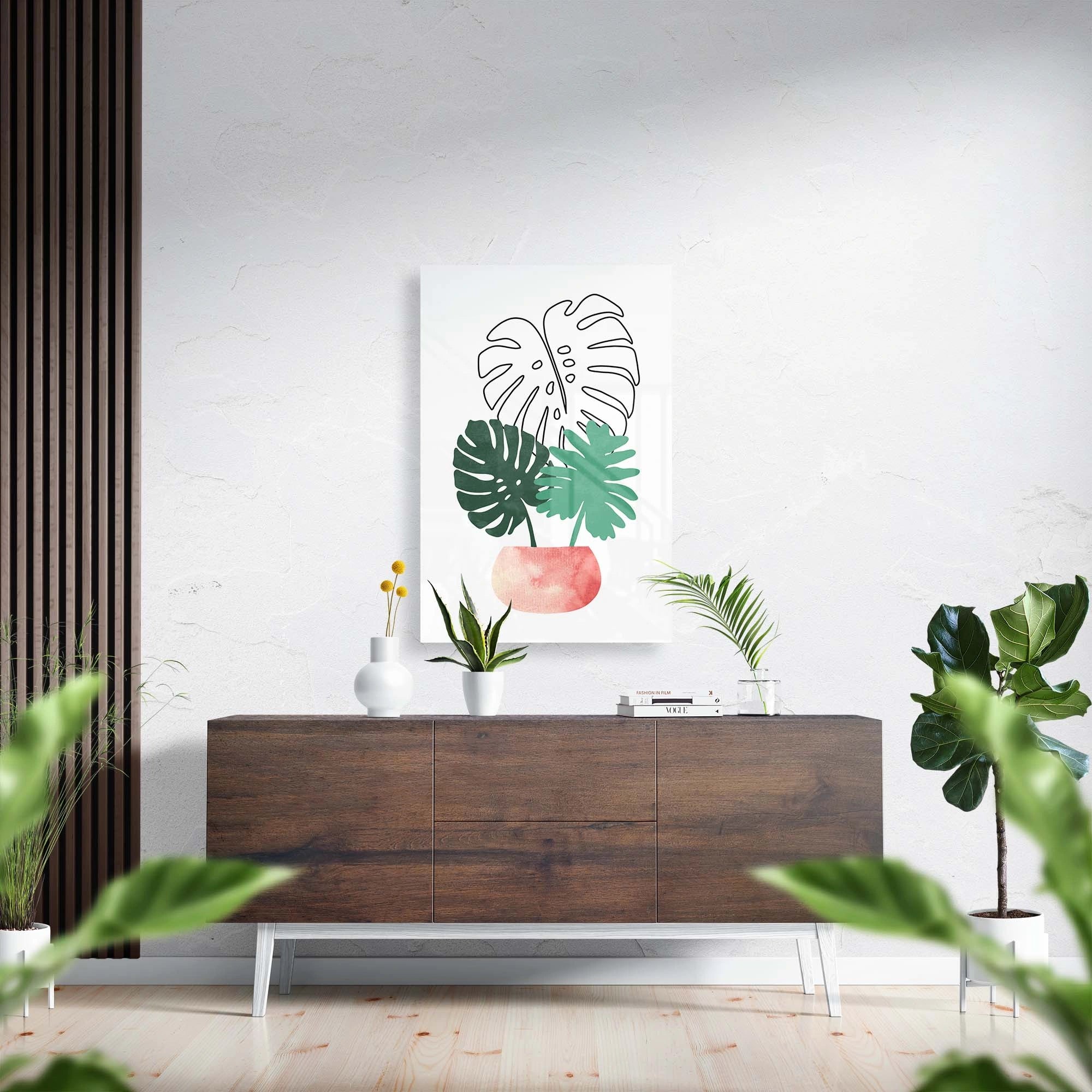 Monstera leaves