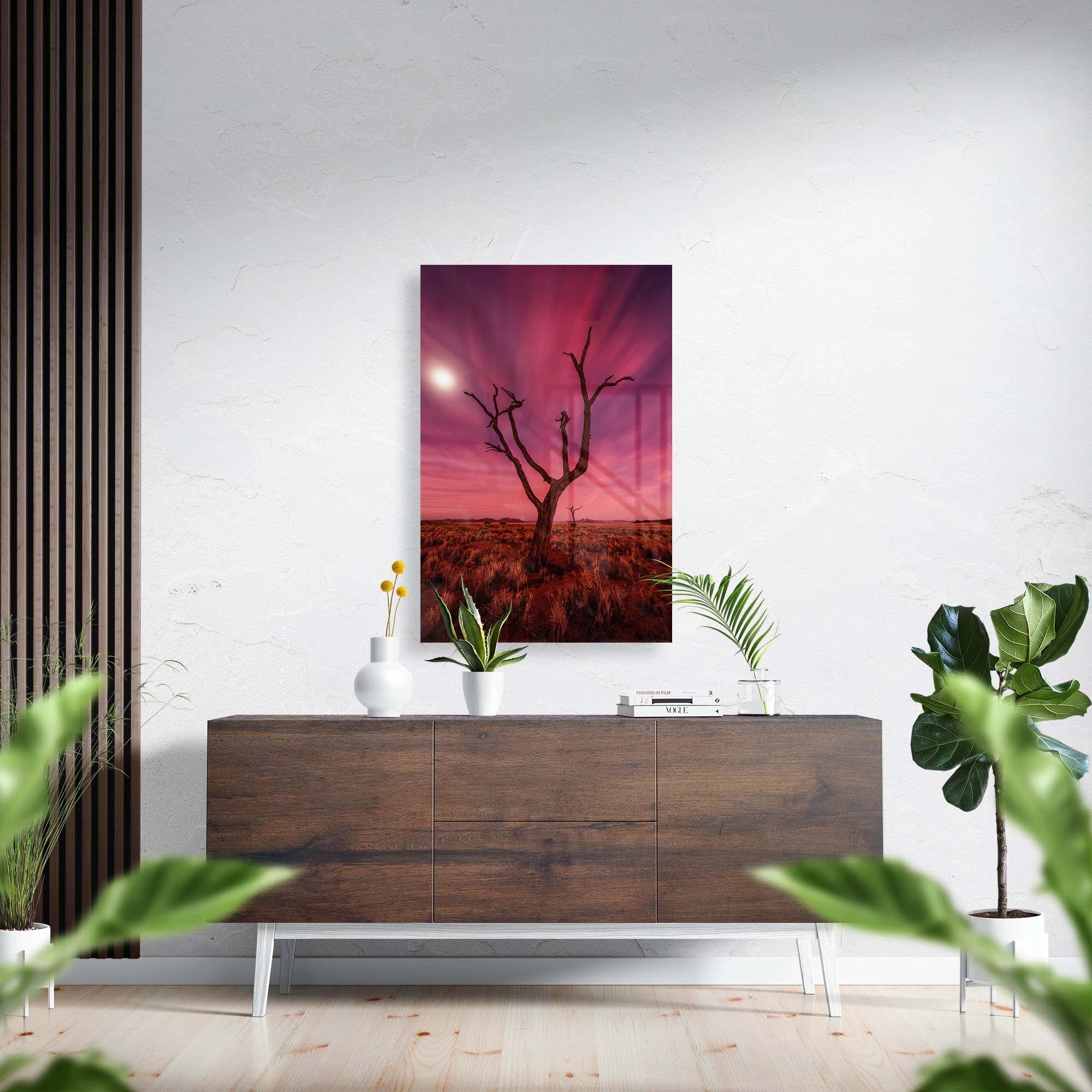 Colorful desert landscape