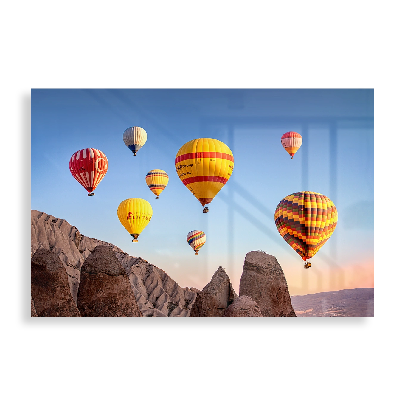 Hot air balloons