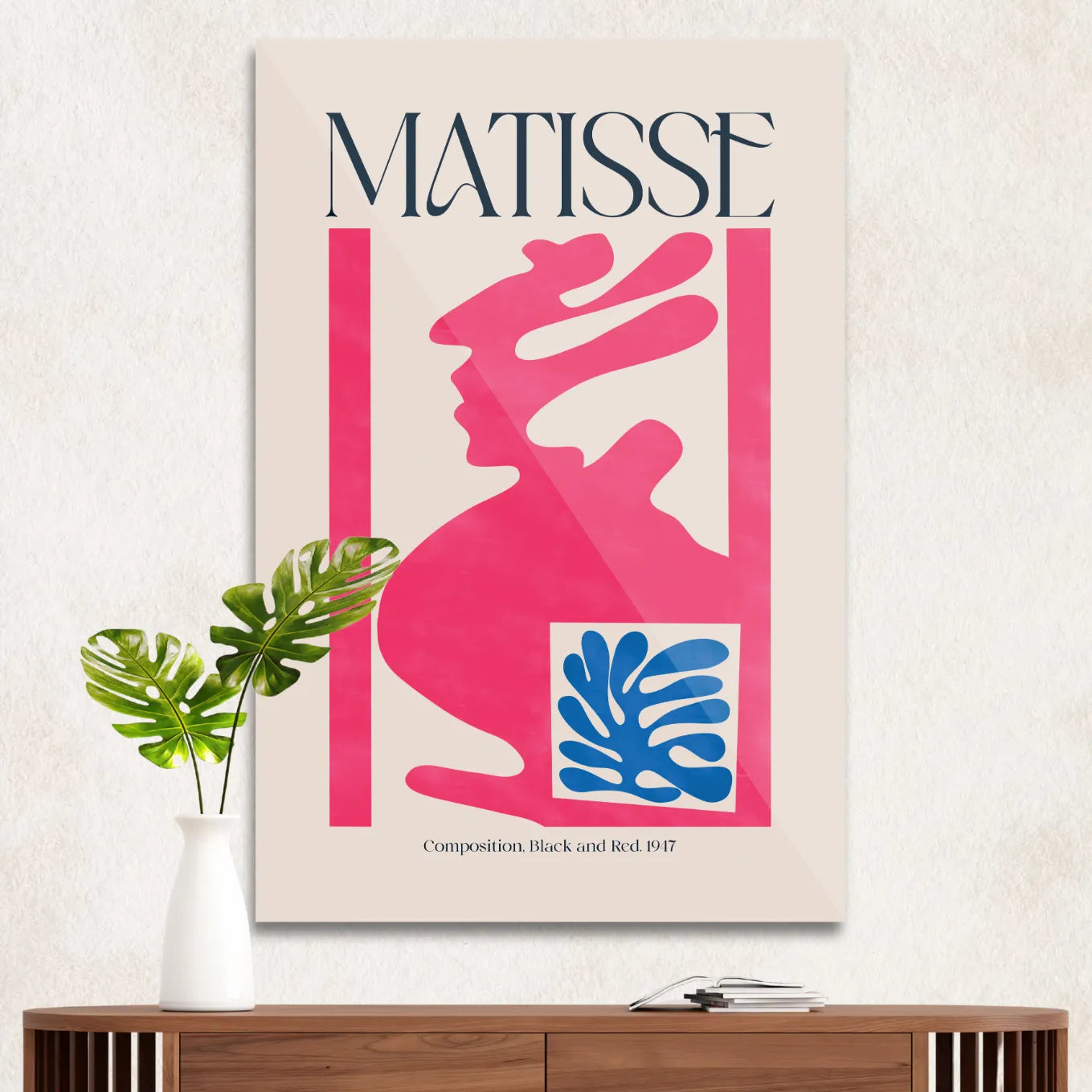 Matisse Composition, Black and red. 1947 #1