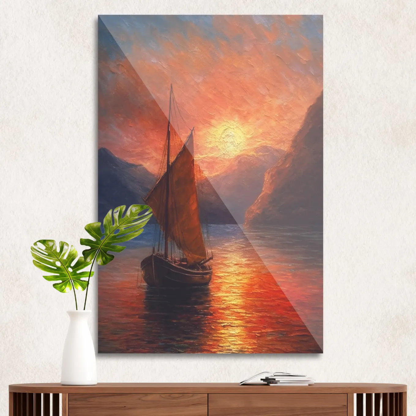 Painted boat