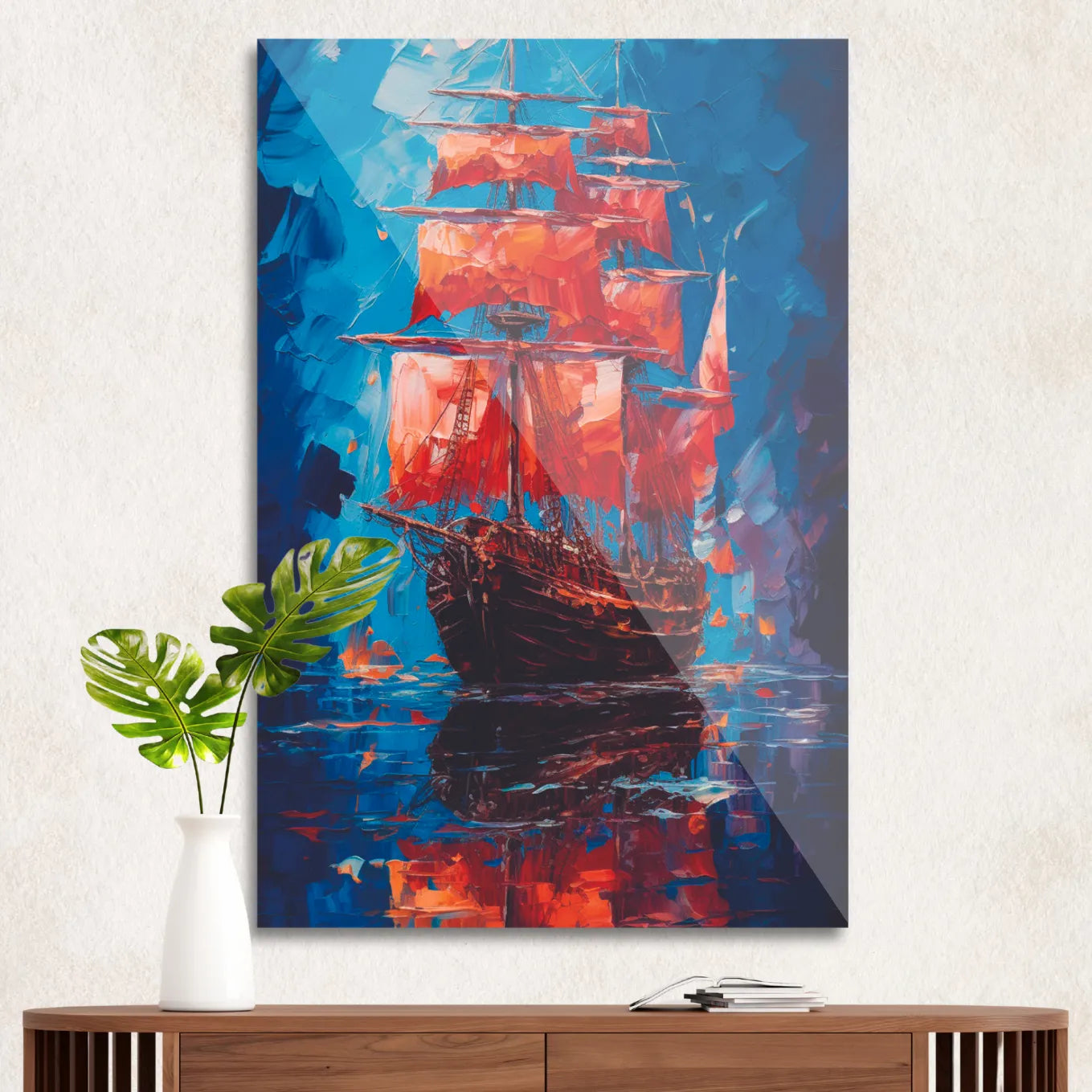 Painted ship