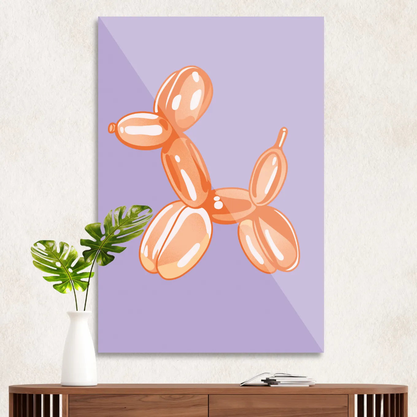 Orange ballonhund #2