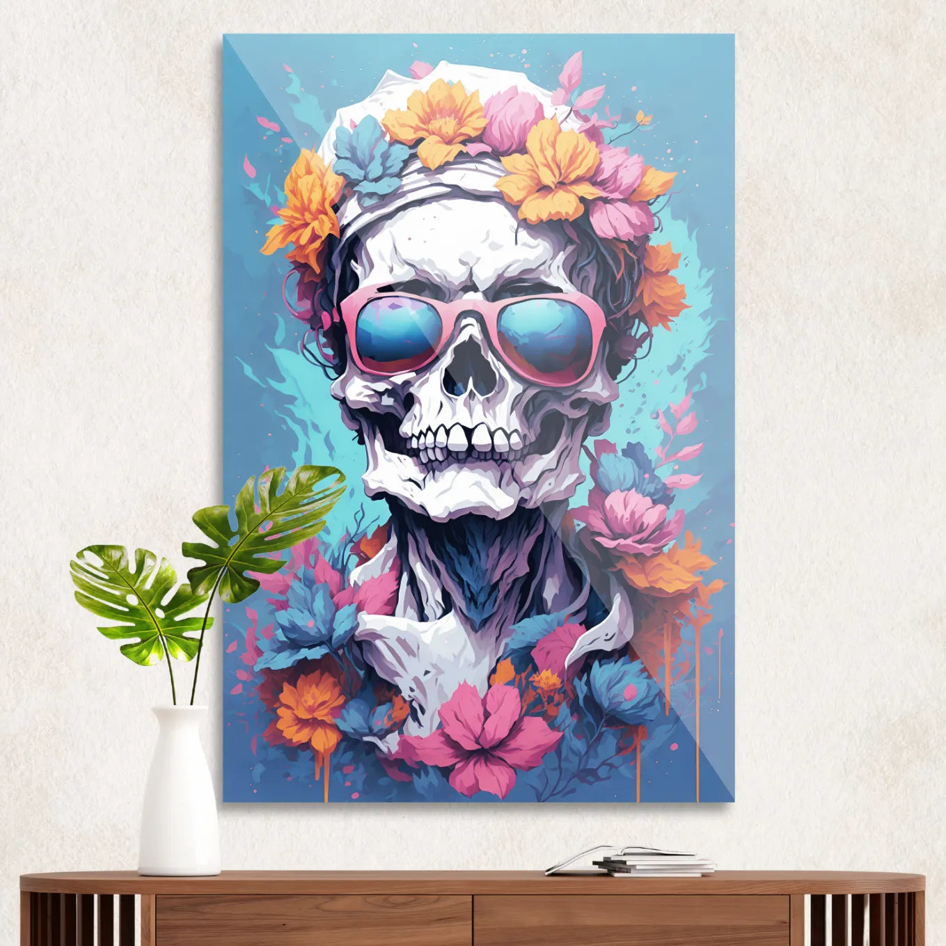 Floral skeleton