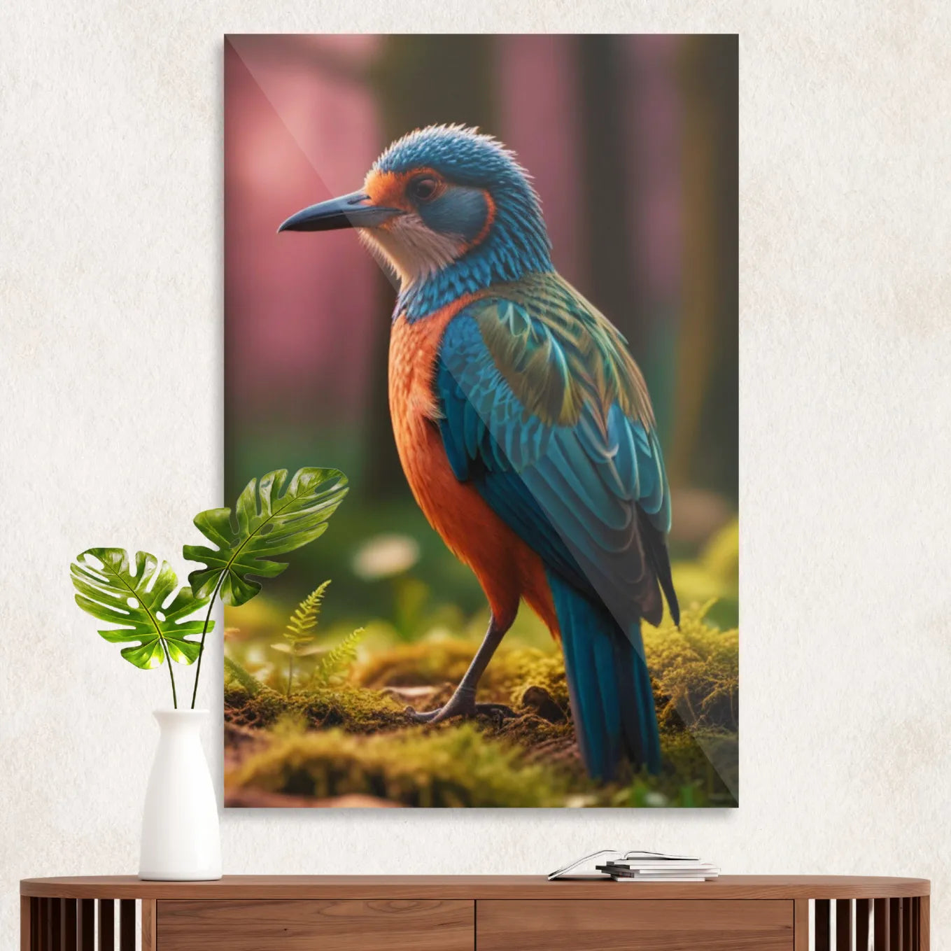 Colorful bird