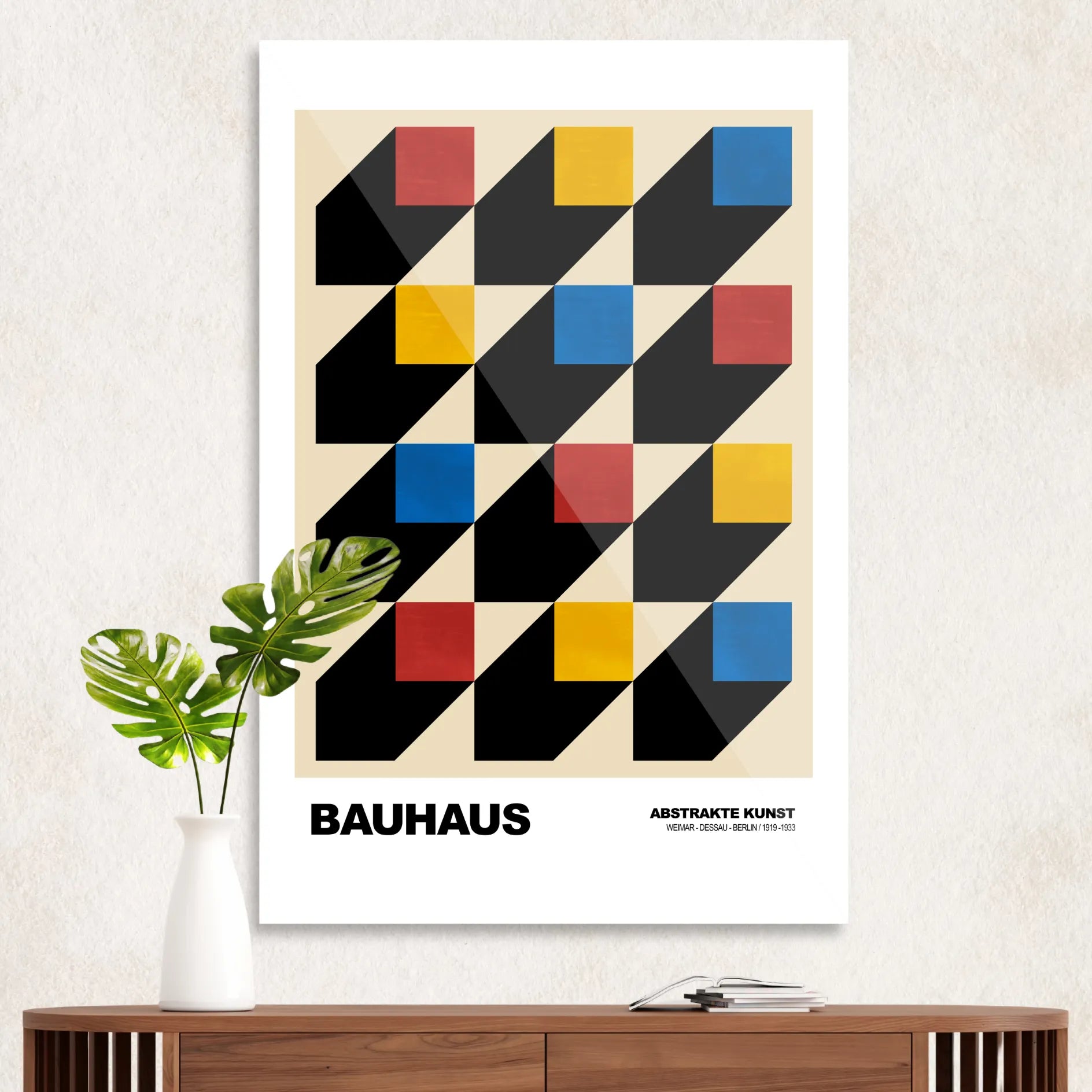 Bauhaus square patterns