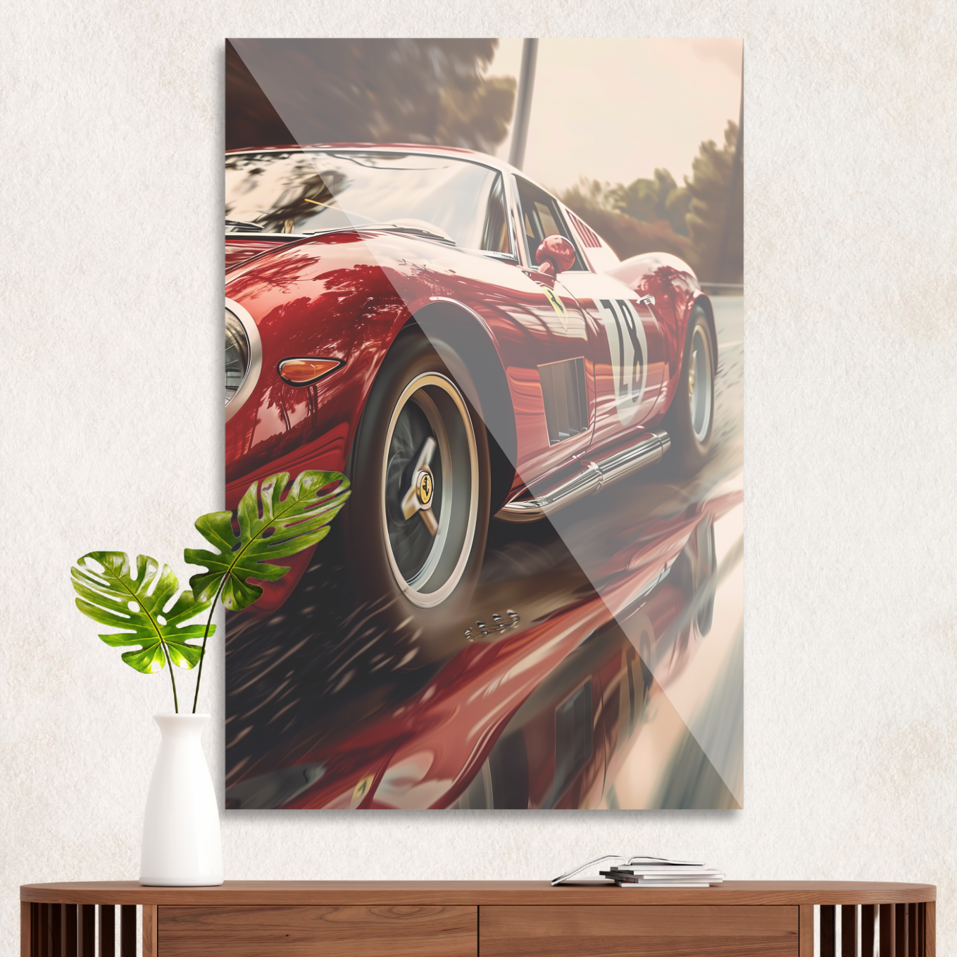 Ferrari at full speed