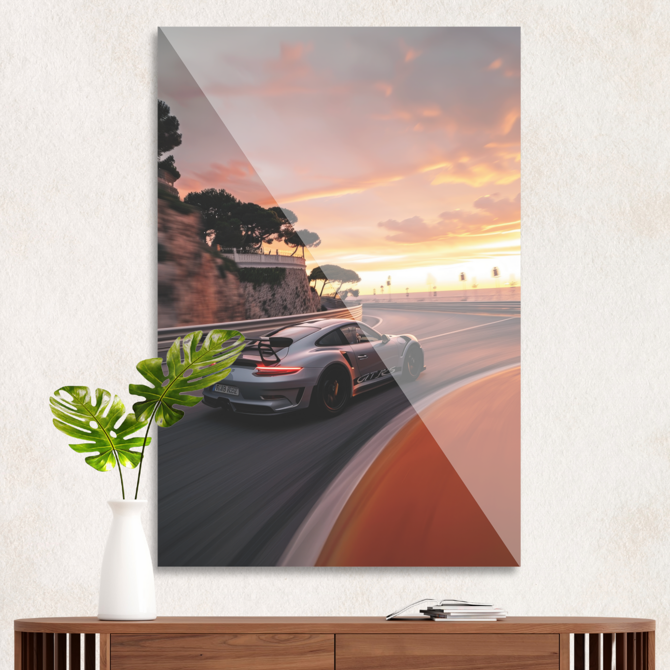 Porsche GT3 RS at sunset