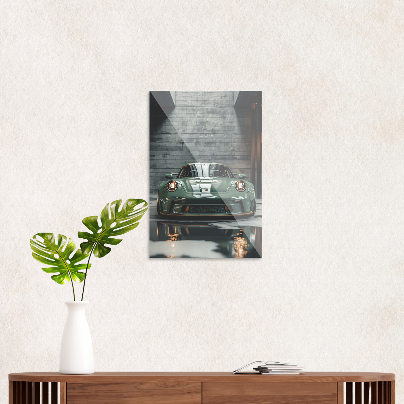 Sage green Porsche Elegance